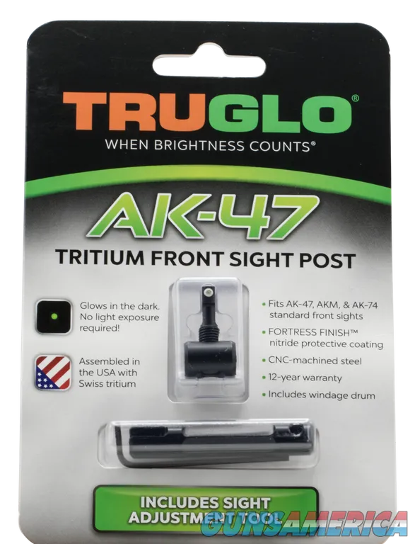Truglo Tritium, Tru Tg231ak1   Trit Ak-47 Frnt Wht