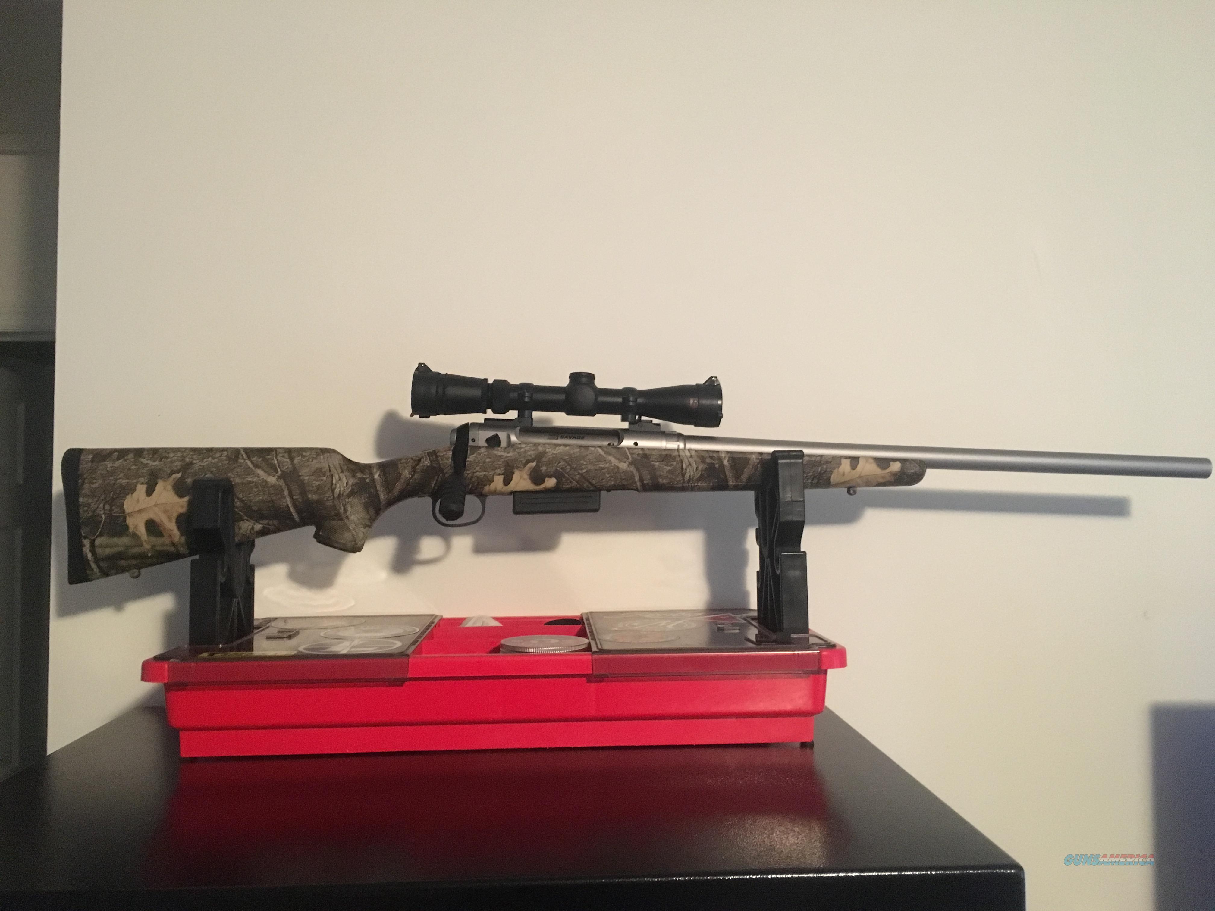 Savage 220 Stainless Steel with Red... for sale at