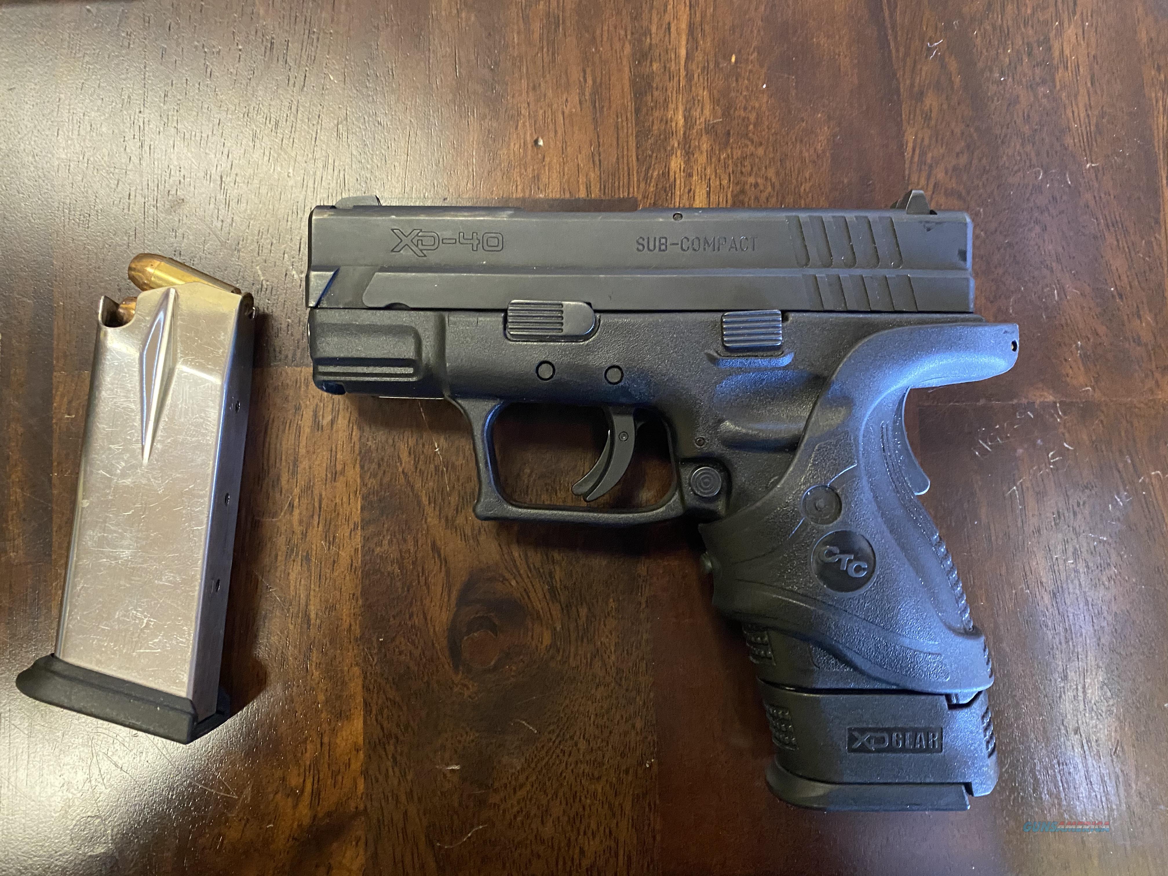 Springfield xd 40 crimson trace gri... for sale at