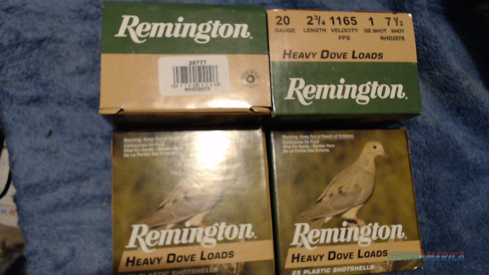 Remington Heavy Dove Loads 20 Gaug... for sale at