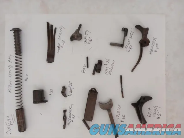 Colt M1911 gun parts 
