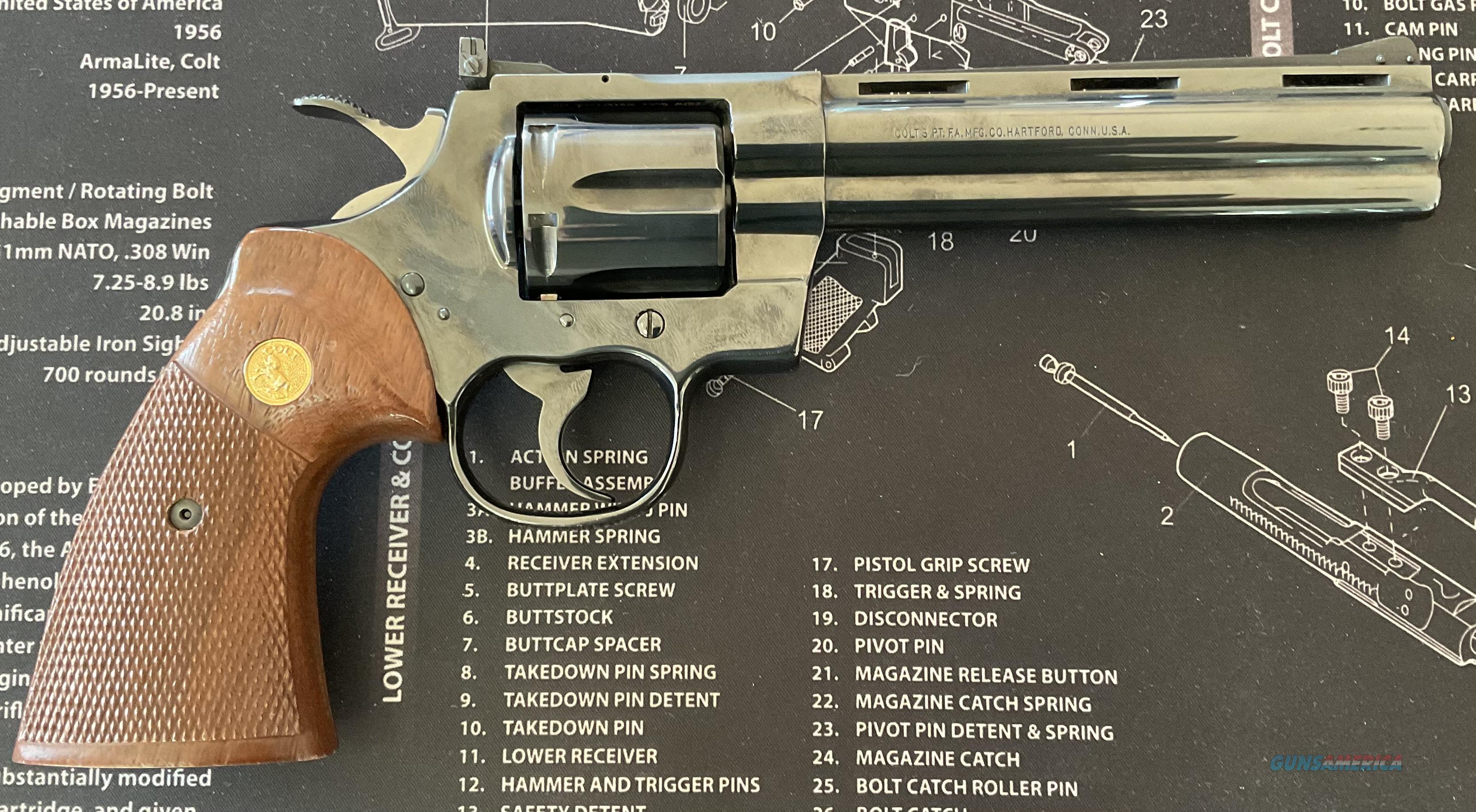 WTS Colt Python 6” for sale at Gunsamerica.com: 903478311