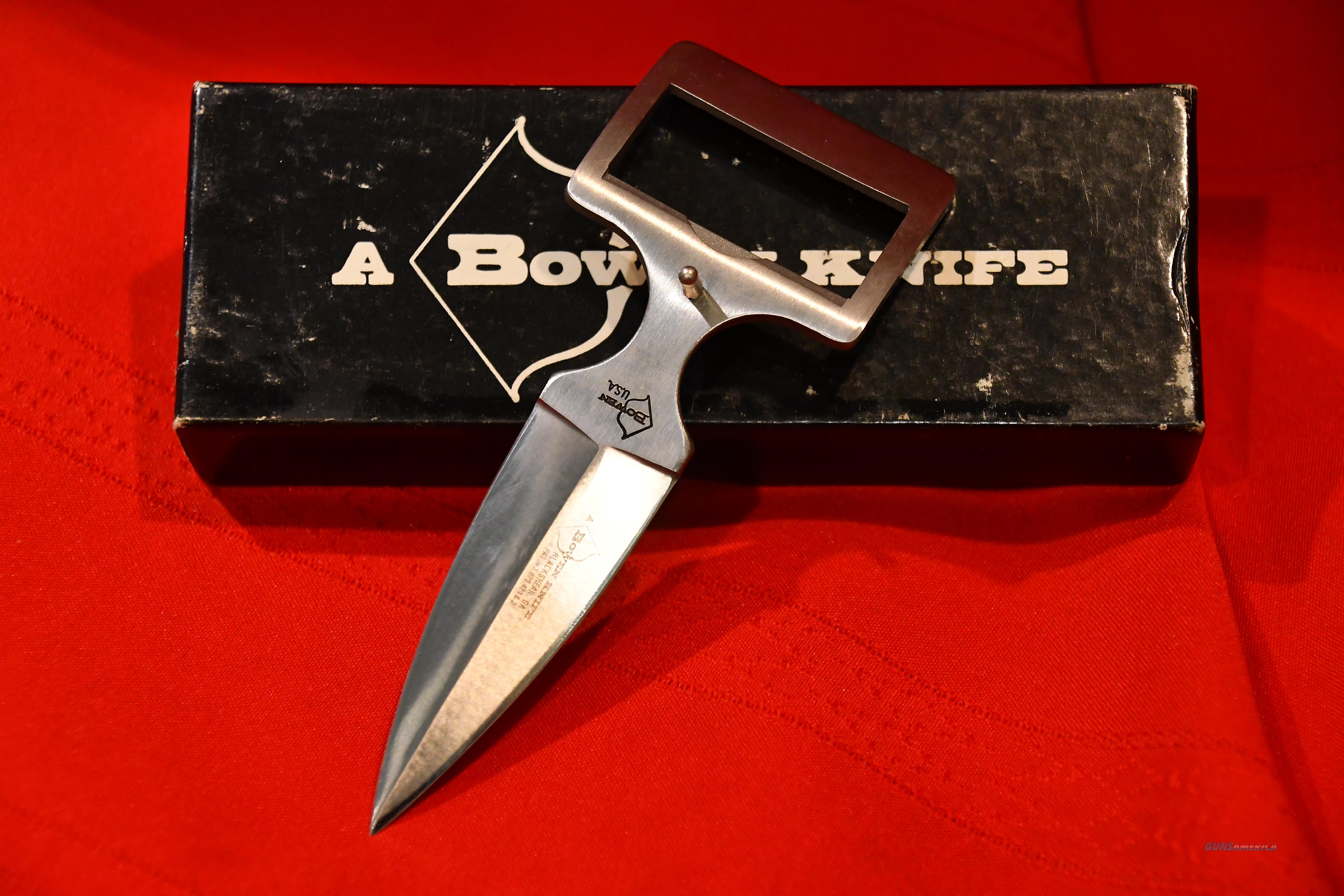 BOWEN BELT BUCKLE KNIFE VINTAGE NEW... for sale at