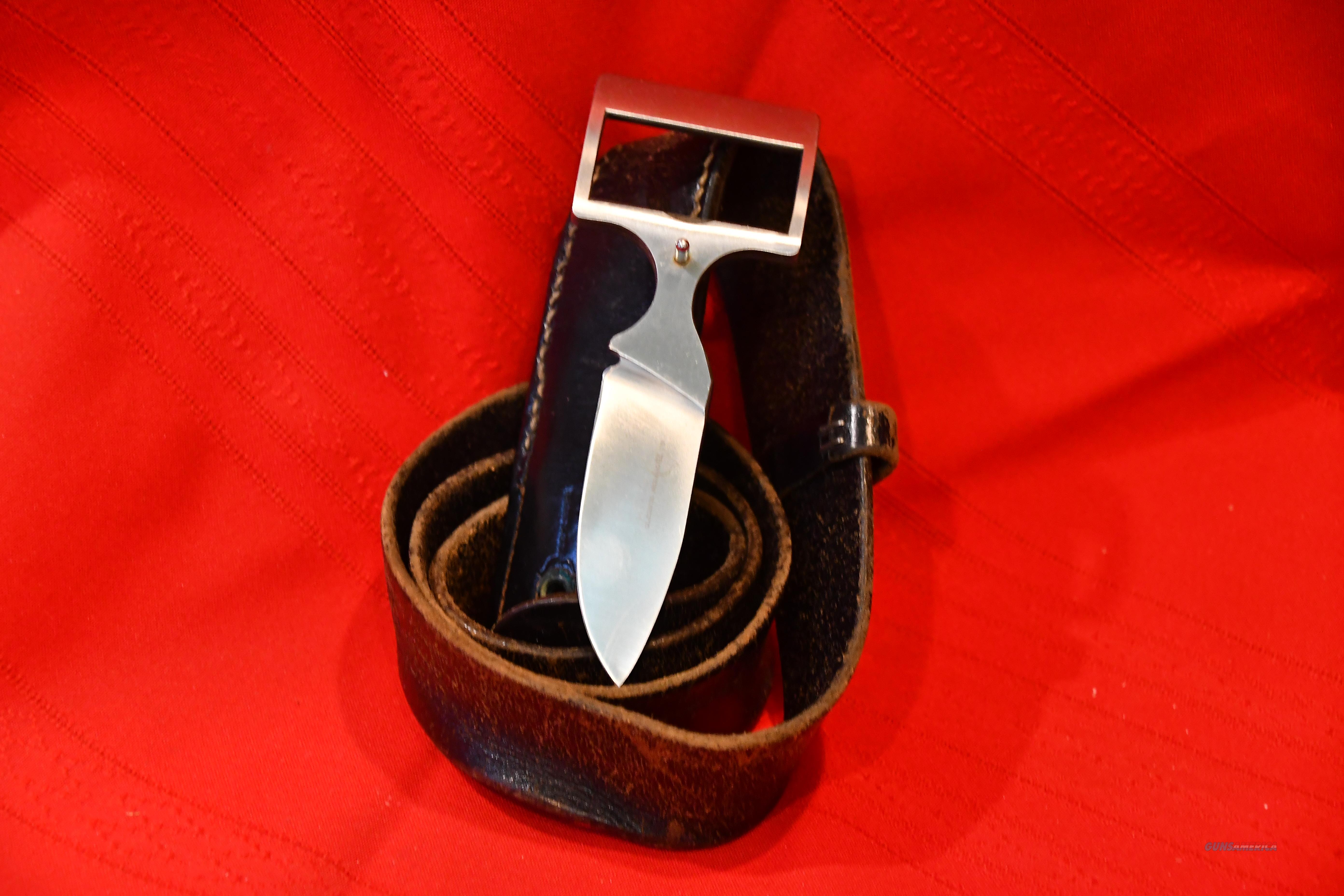 BOWEN BELT BUCKLE KNIFE VINTAGE D... for sale at 952396493