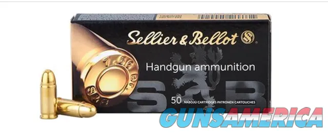 Sellier & Bellot Pistol & Revolver Ammo 9mm Luger 115 gr FMJ 1000box