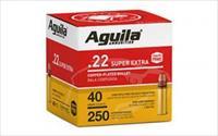 Aguila Super Extra .22 LR 40 Grain 250-Rounds CPSP 1B221100