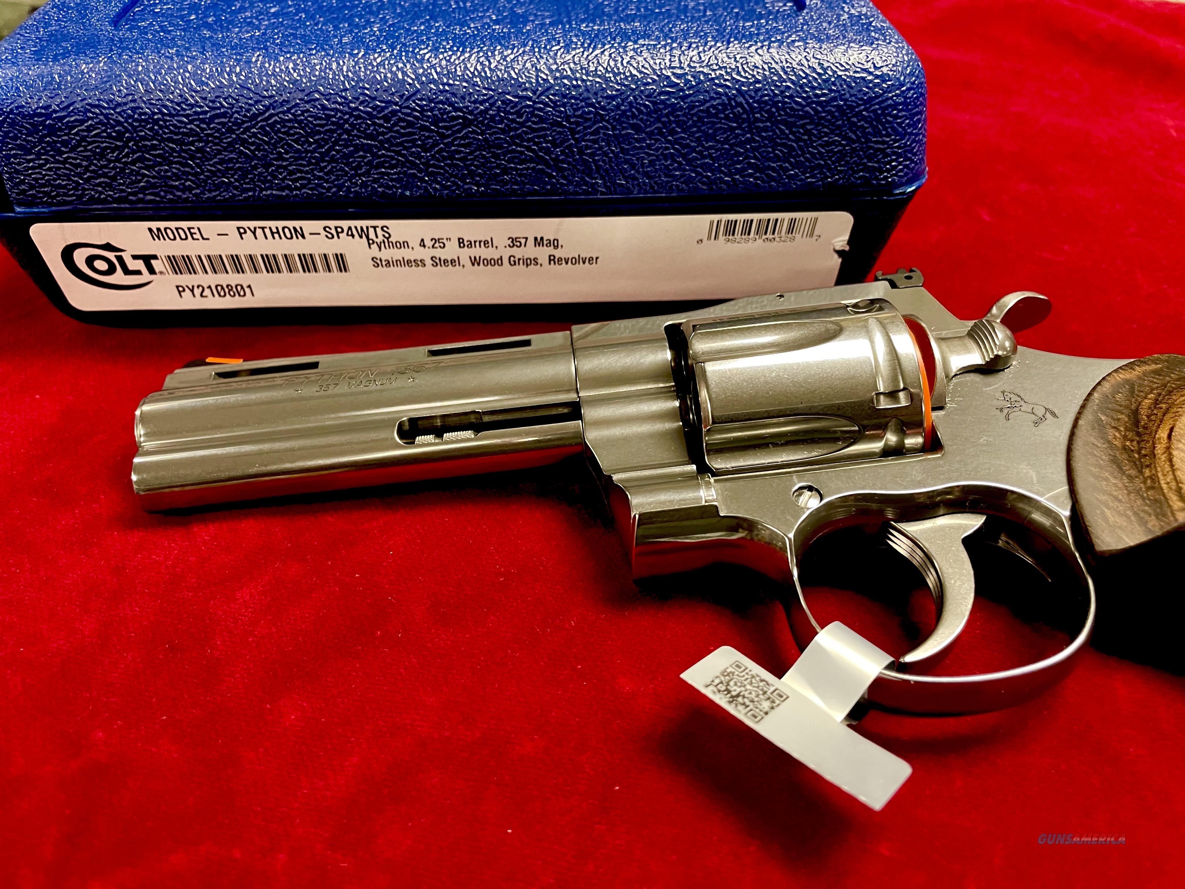 Colt Python 357 Stainless for sale at Gunsamerica.com: 919558116