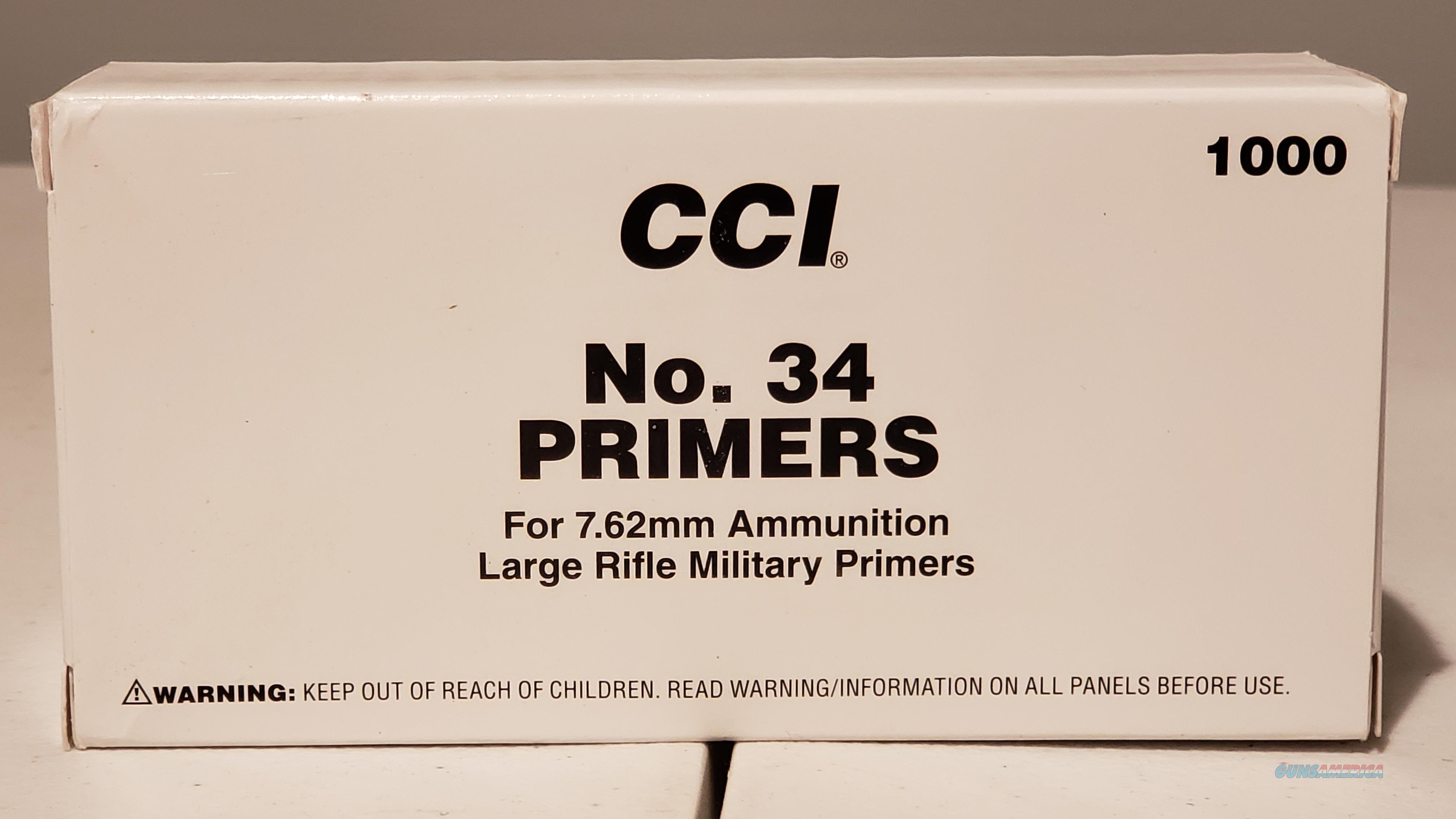 CCI No. 34 Large Rifle Military Pri... for sale at