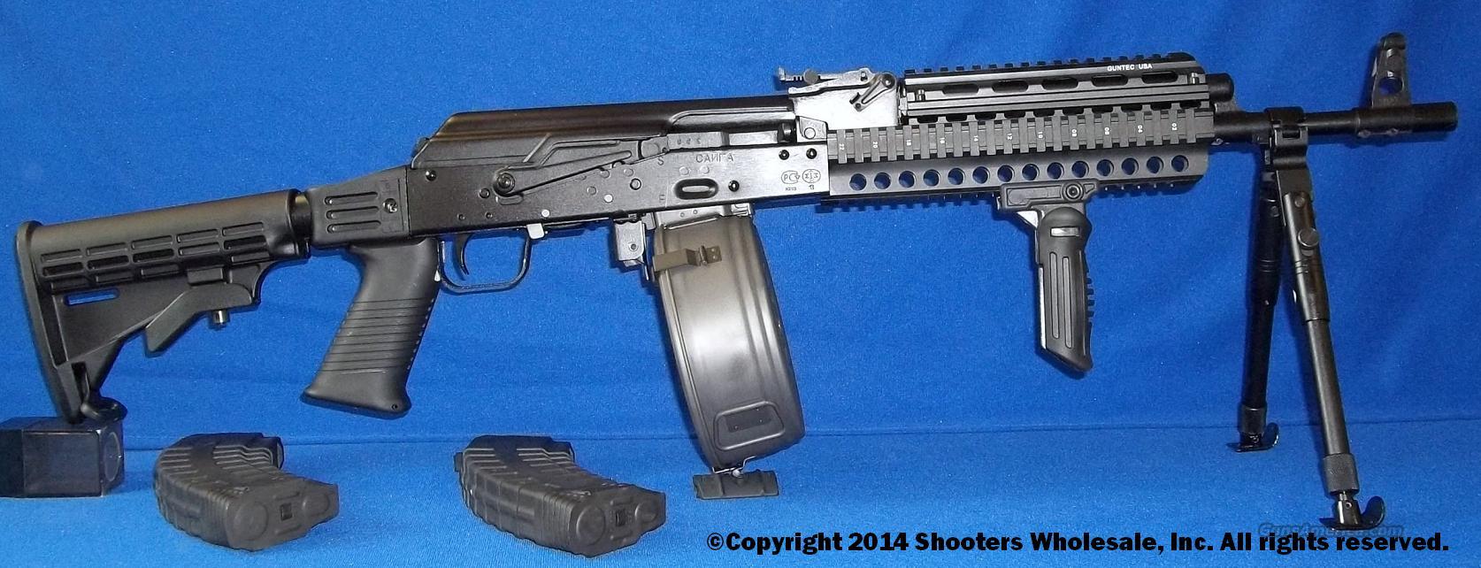 SAIGA AK47 TACTICAL WITH 75 ROUND R... for sale at