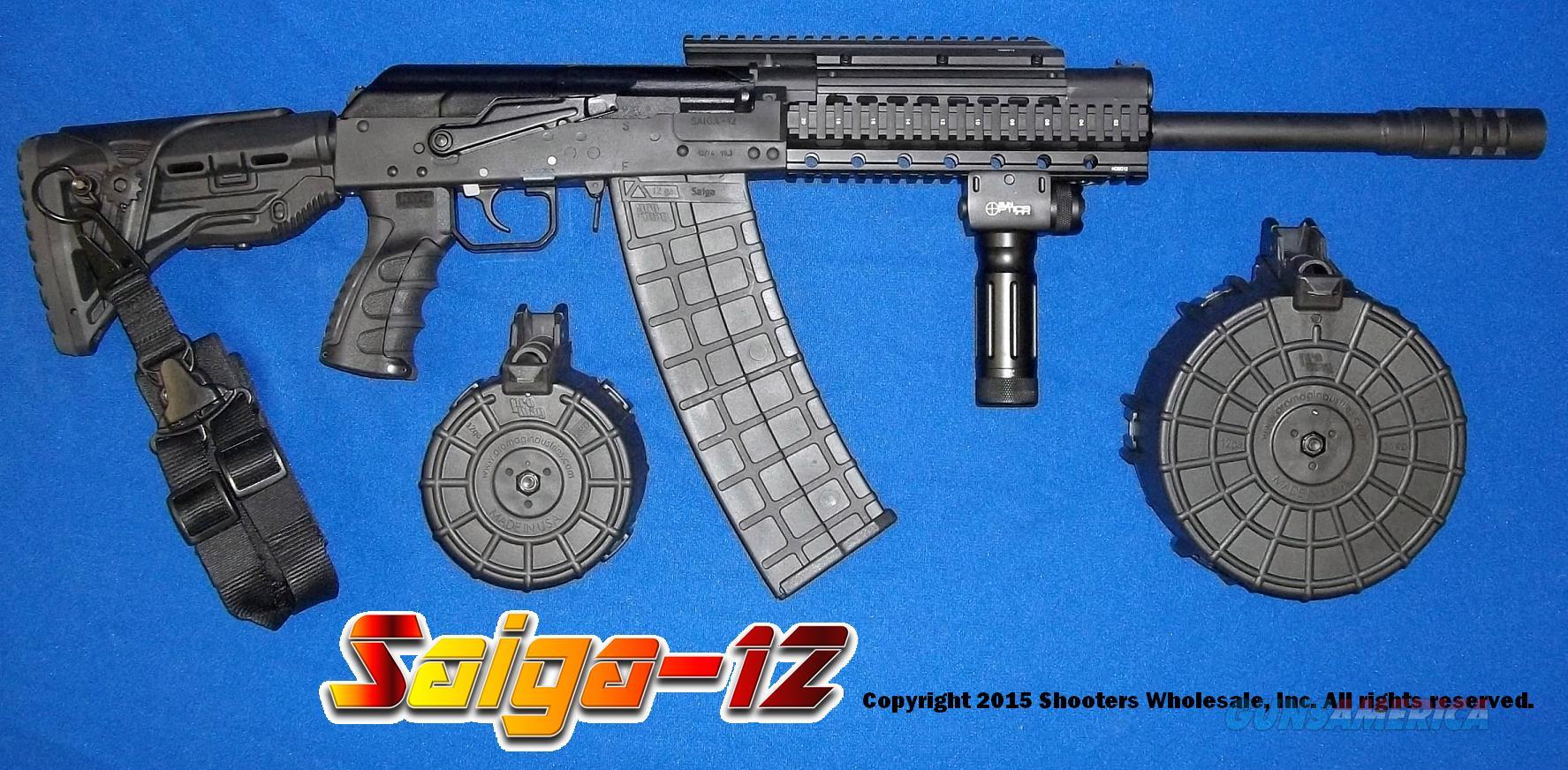 SAIGA 12 RUSSIAN AK47 TACTICAL 12 G... for sale at