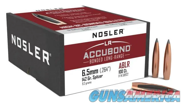 Nosler AccuBond Long Range 6.5mm 142gr - 100cnt 