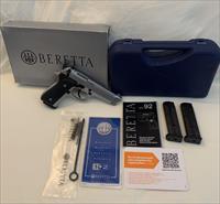Beretta 92fs INOX 9mm Ca Compliant 10+1 - 3 Mags