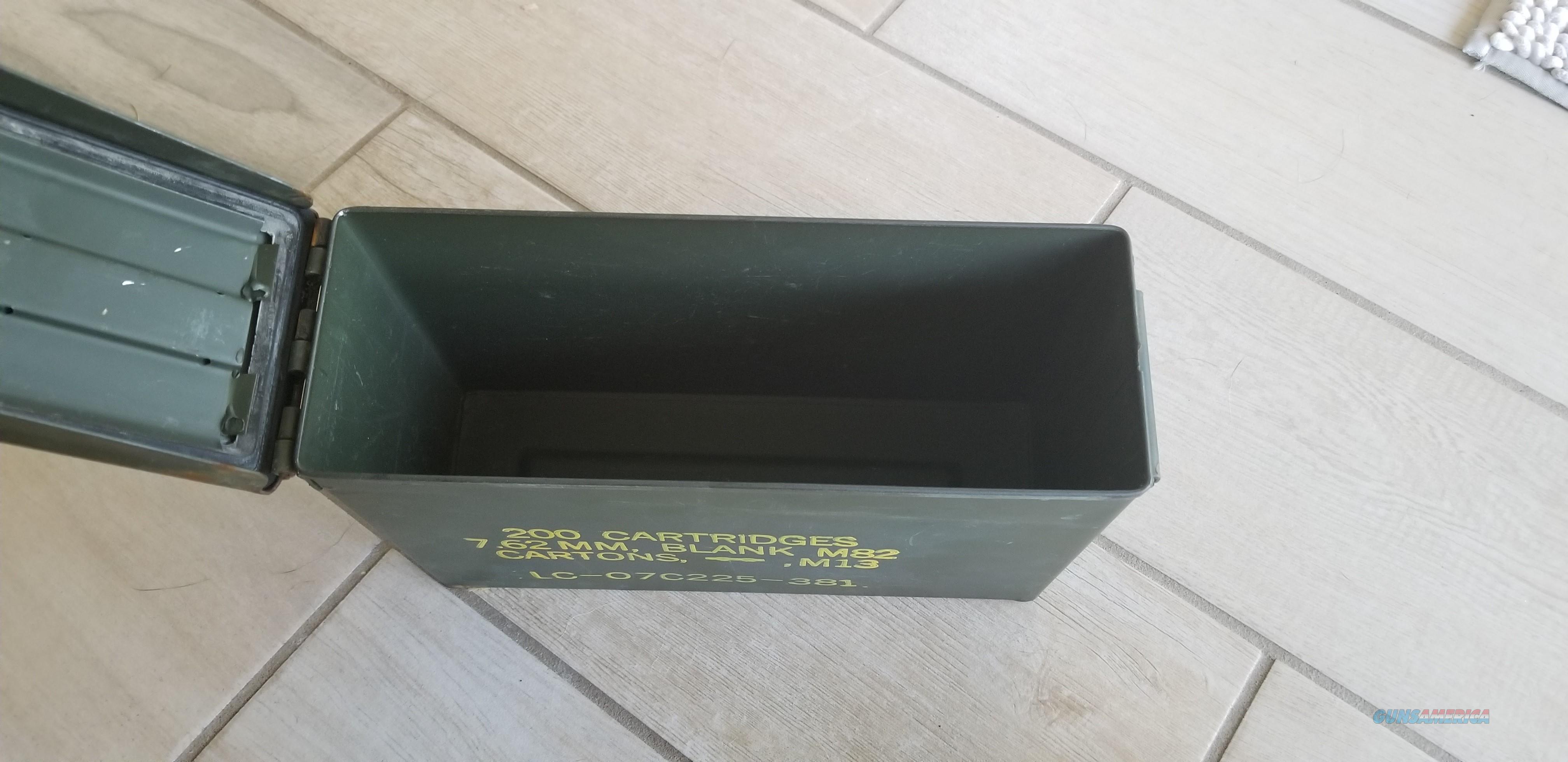 Vintage Military Ammunition Box 200 Cartridges for sale
