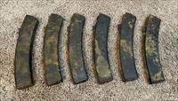 PPS-43 7.62x25MM Tokarev 35 RD Round Steel Magazine Surface Rusty lot of 6