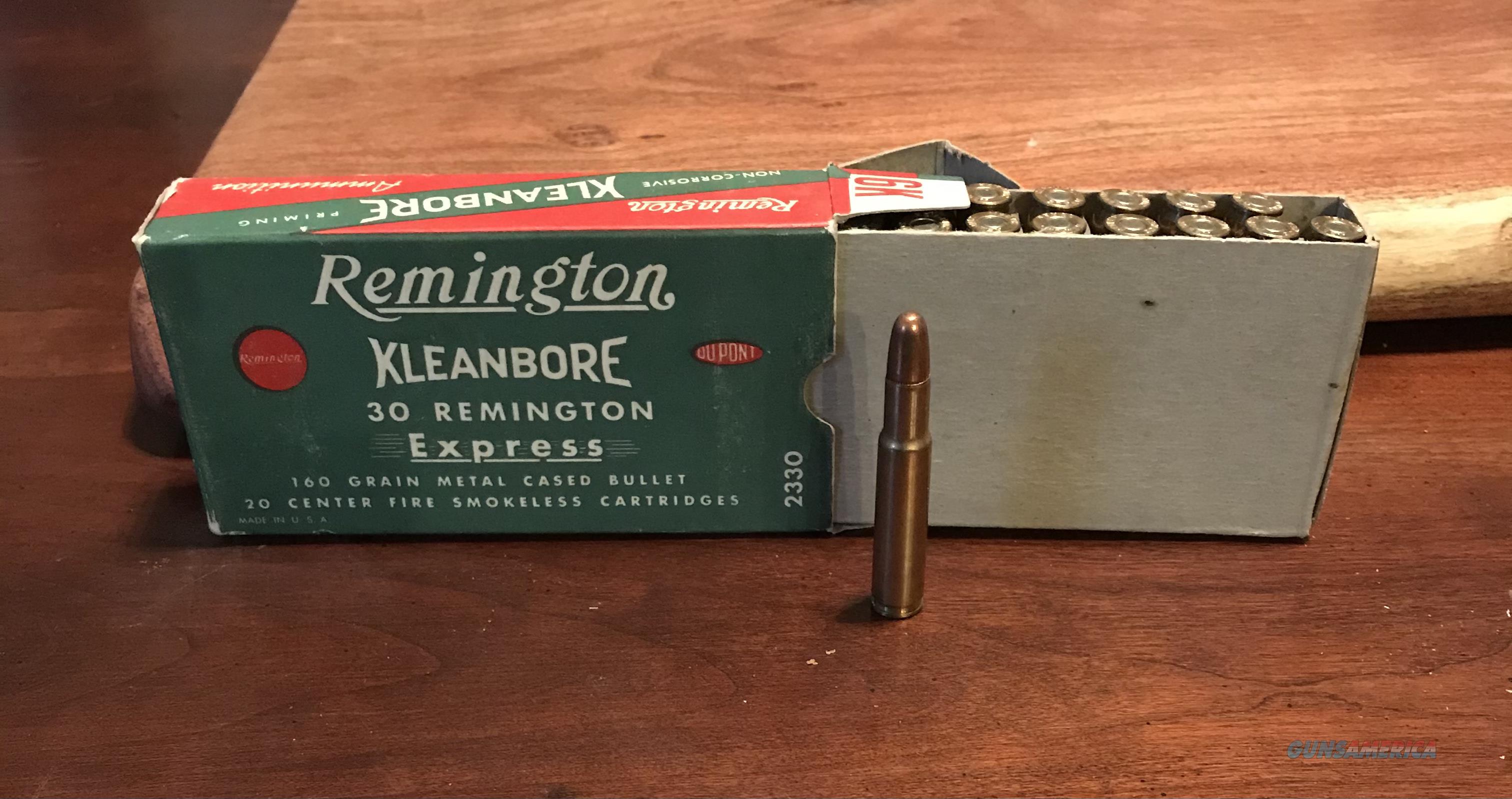 30 Remington vintage ammo for sale at 941045409