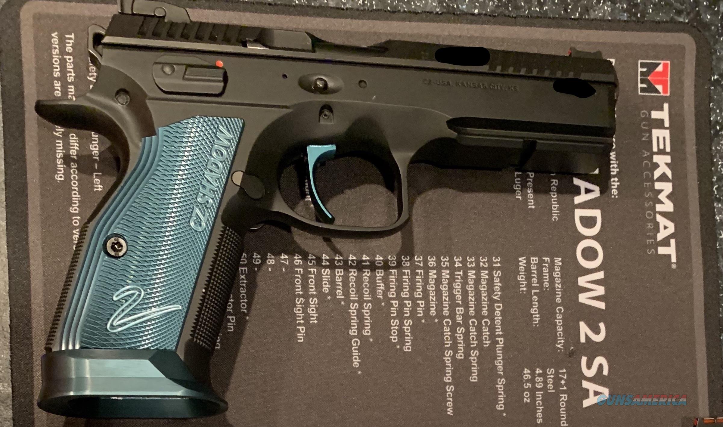 CZ Shadow 2 Blue Aluminum SA Kit for sale at
