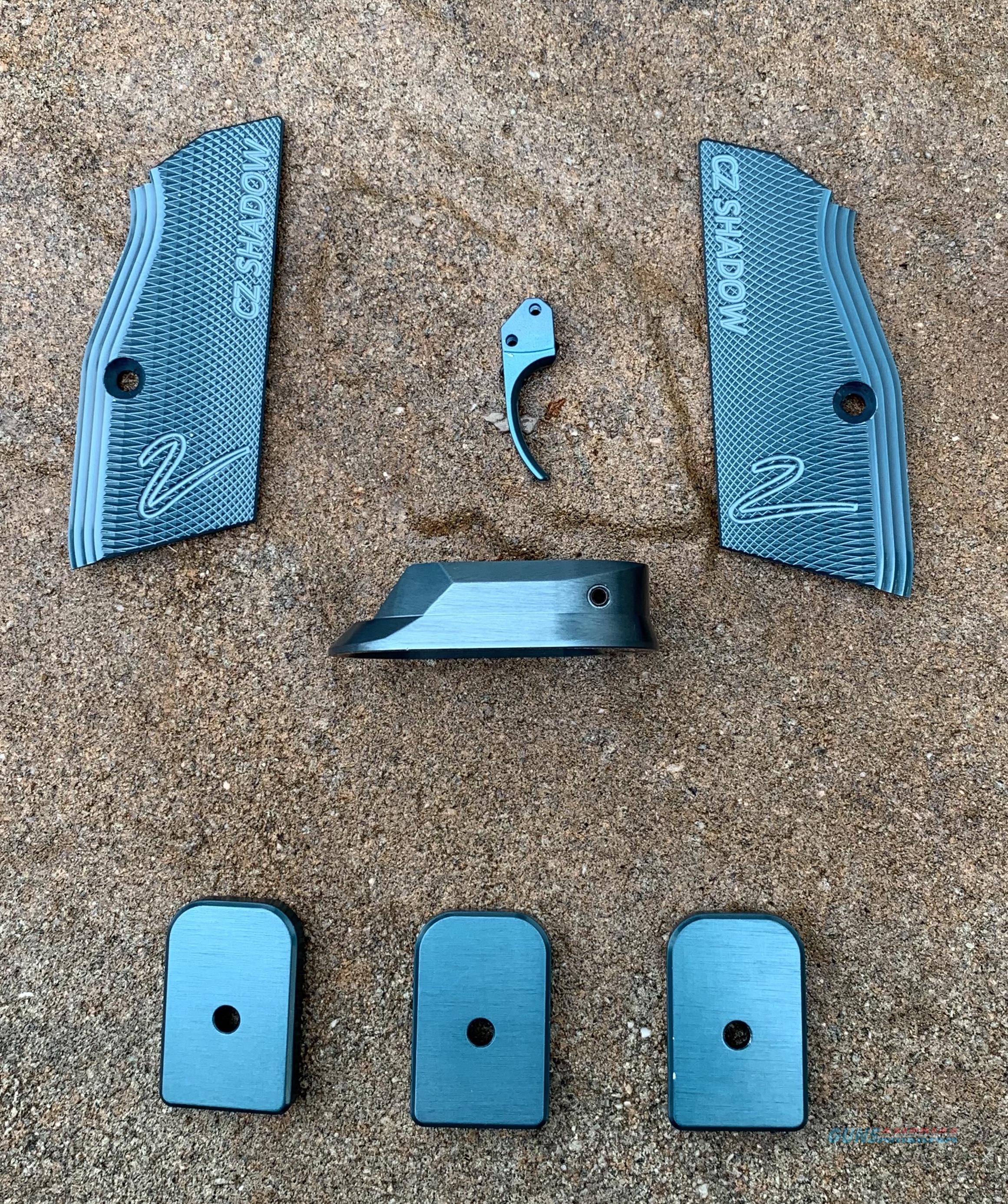 CZ Shadow 2 Blue Aluminum SA Kit for sale at