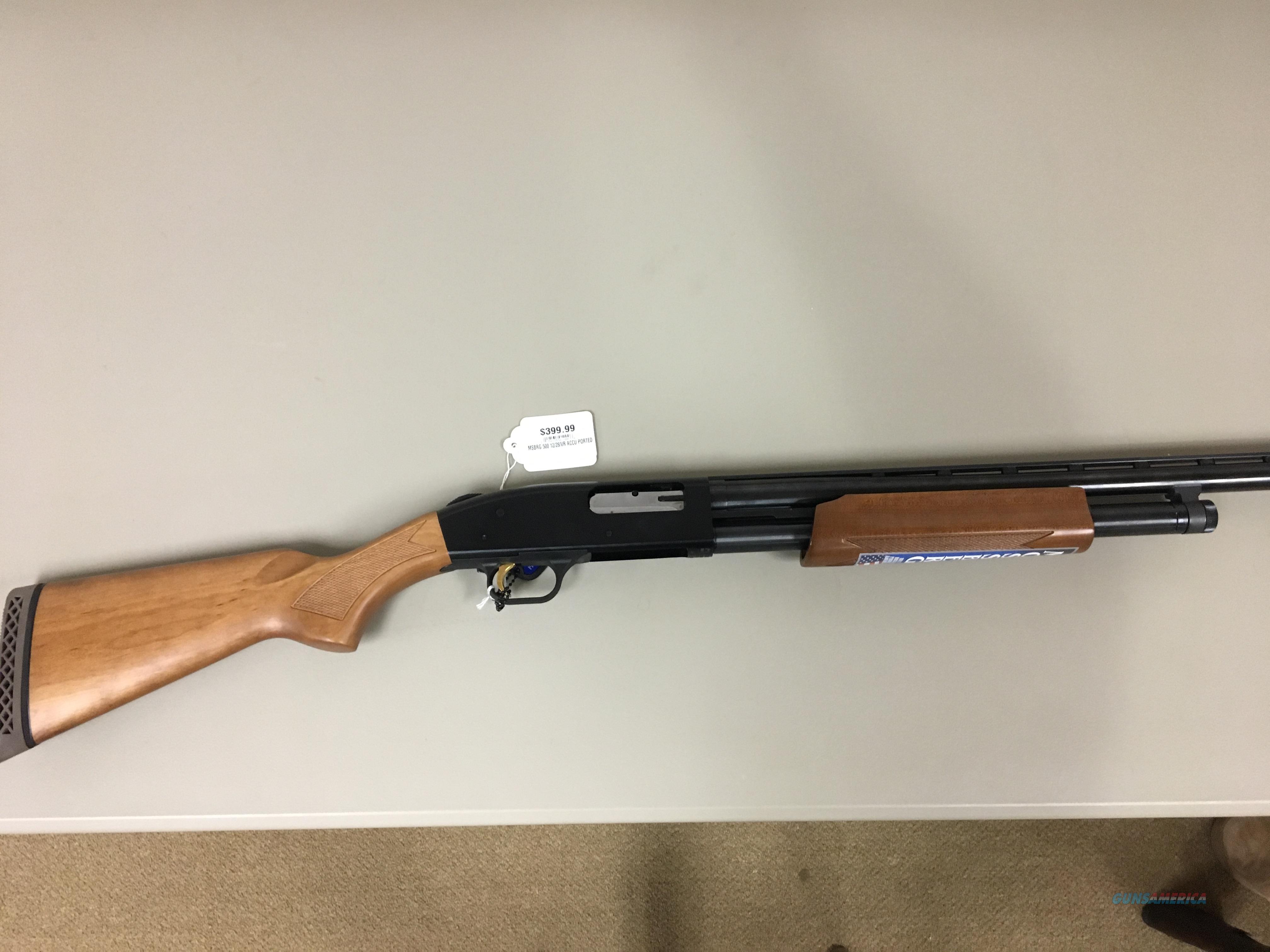 Mossberg 500 Accuported 28" Wood Stock for sale