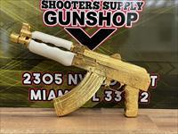 Zastava Arms ZPAP92 24K Gold Plated & Fully Engraved 7.62x39** 10 Months Layaway Plan Available **