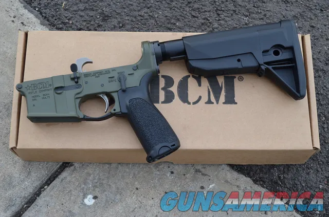 BCM Bravo Company Mod 0 complete lower AR-15 BCM4 X-Werks OD Green Olive dr