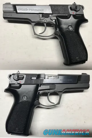 Walther Model P88 Compact 9mm with 2 barrels