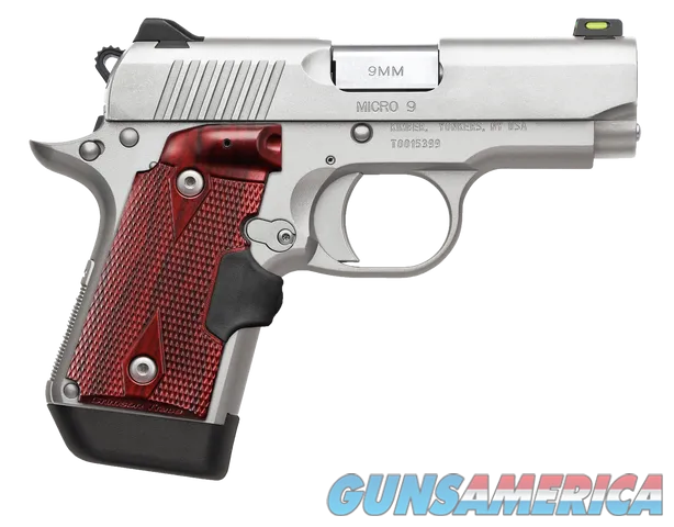 Kimber Micro 9 Stainless Rosewood (LG) (FO)