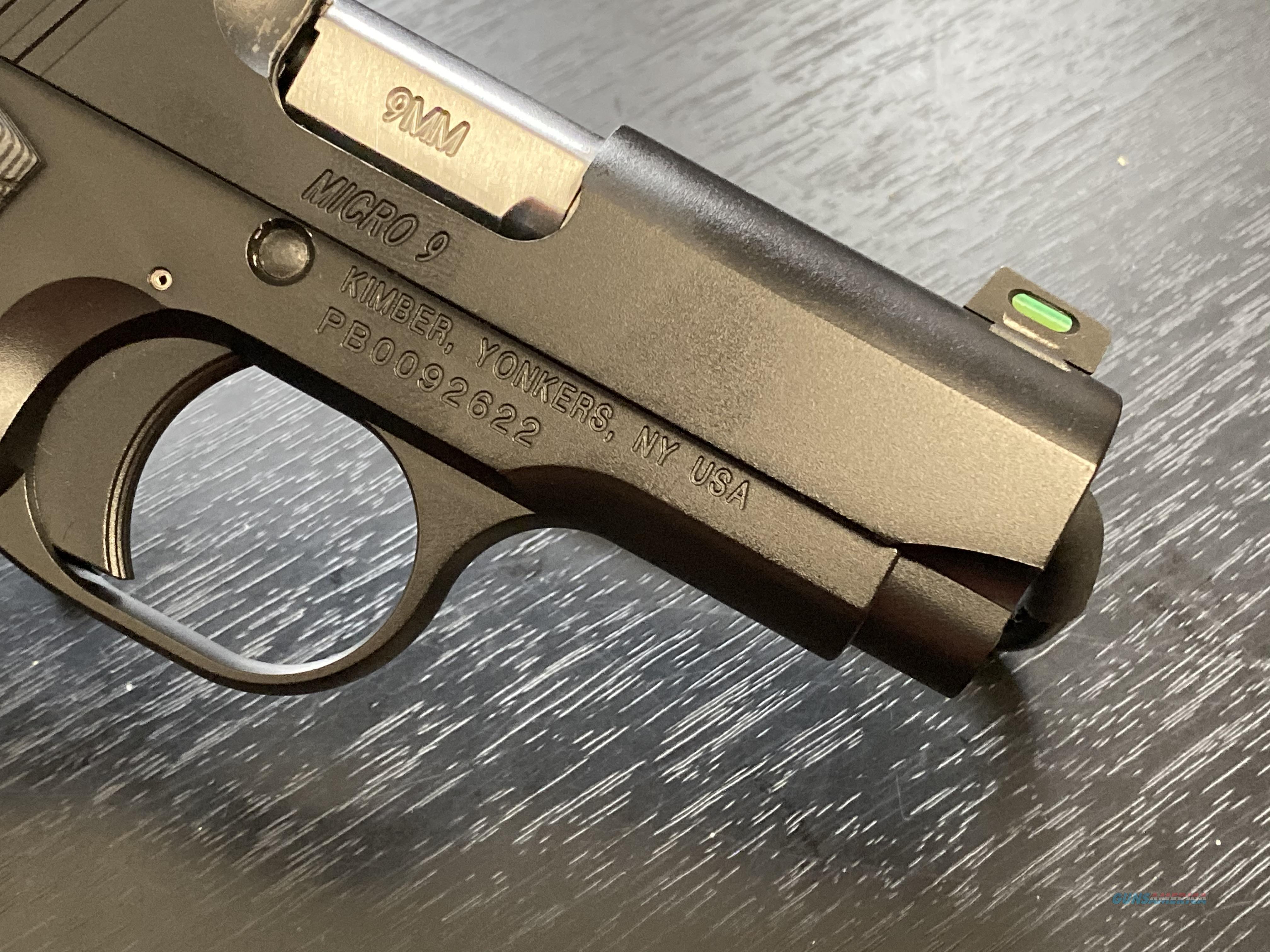 Kimber Micro 9 Black Fiber Optic for sale at 902406993