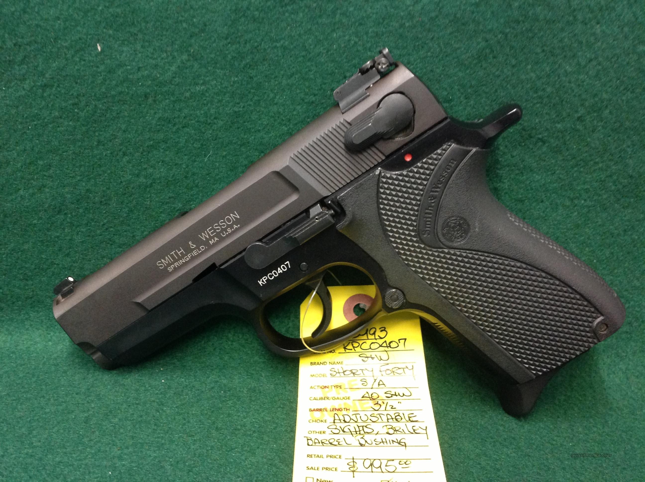 Smith & Wesson Shorty 40 for sale at 927805574
