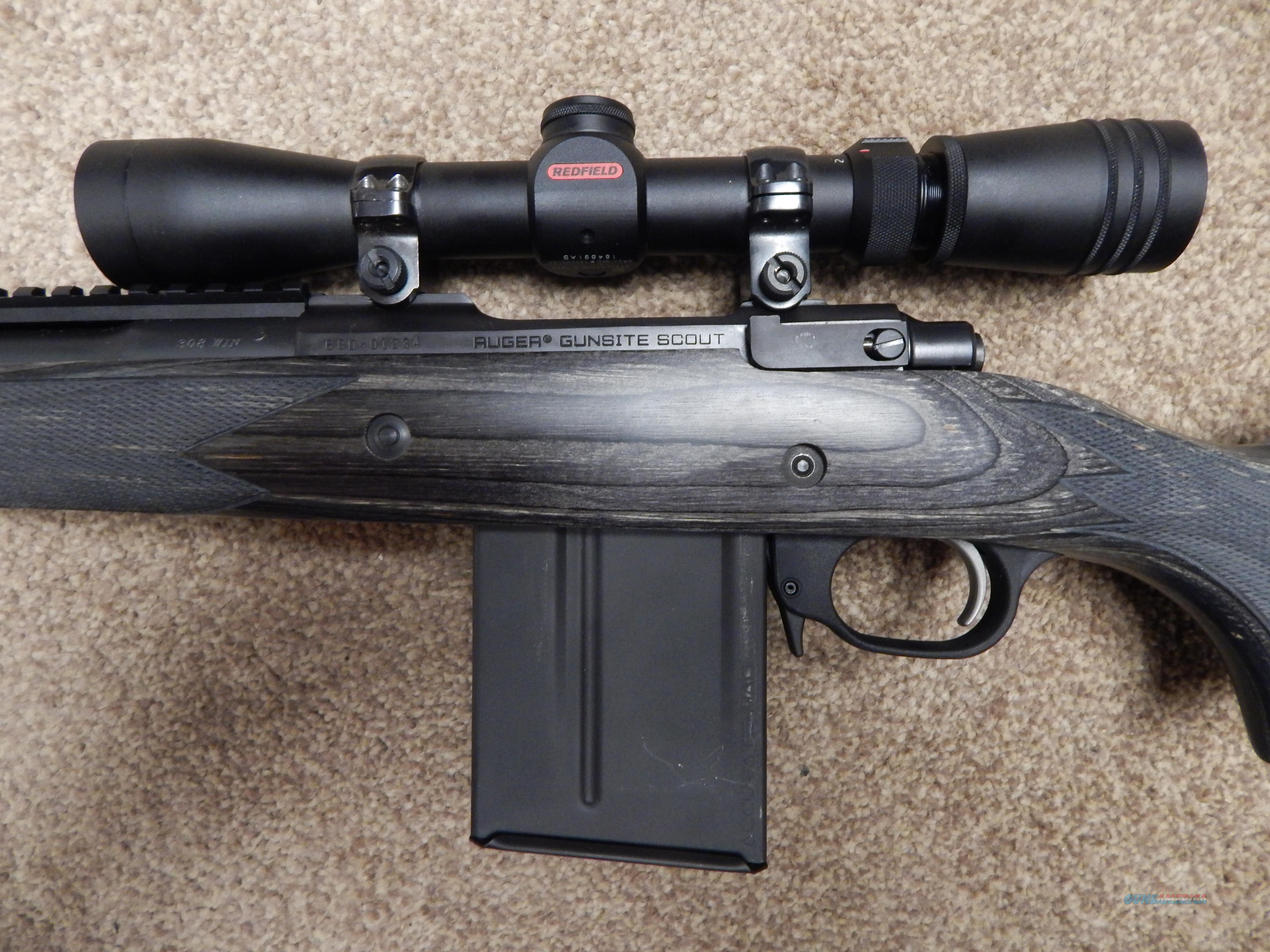 RUGER GUNSITE SCOUT .308 RIFLE/SCOP... for sale at