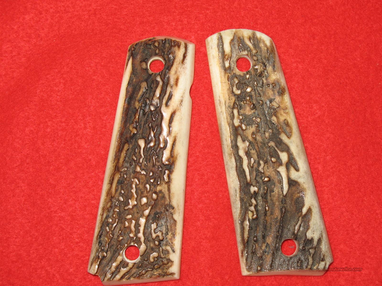 STAG HORN 1911 GRIPS for sale at 909797314