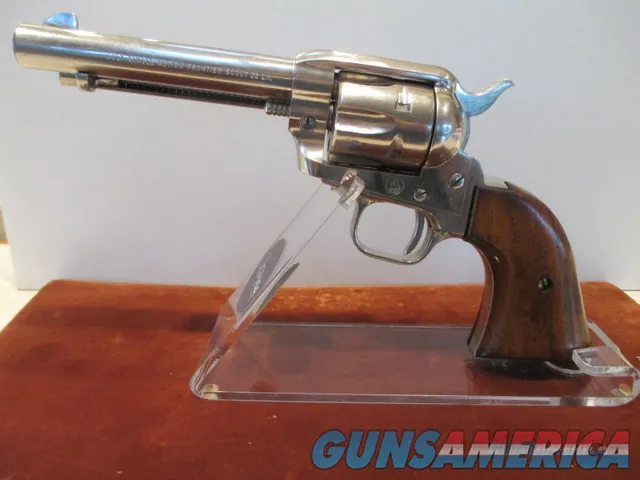 COLT NICKEL SINGLE ACTION FRONTIER SCOUT 22LR