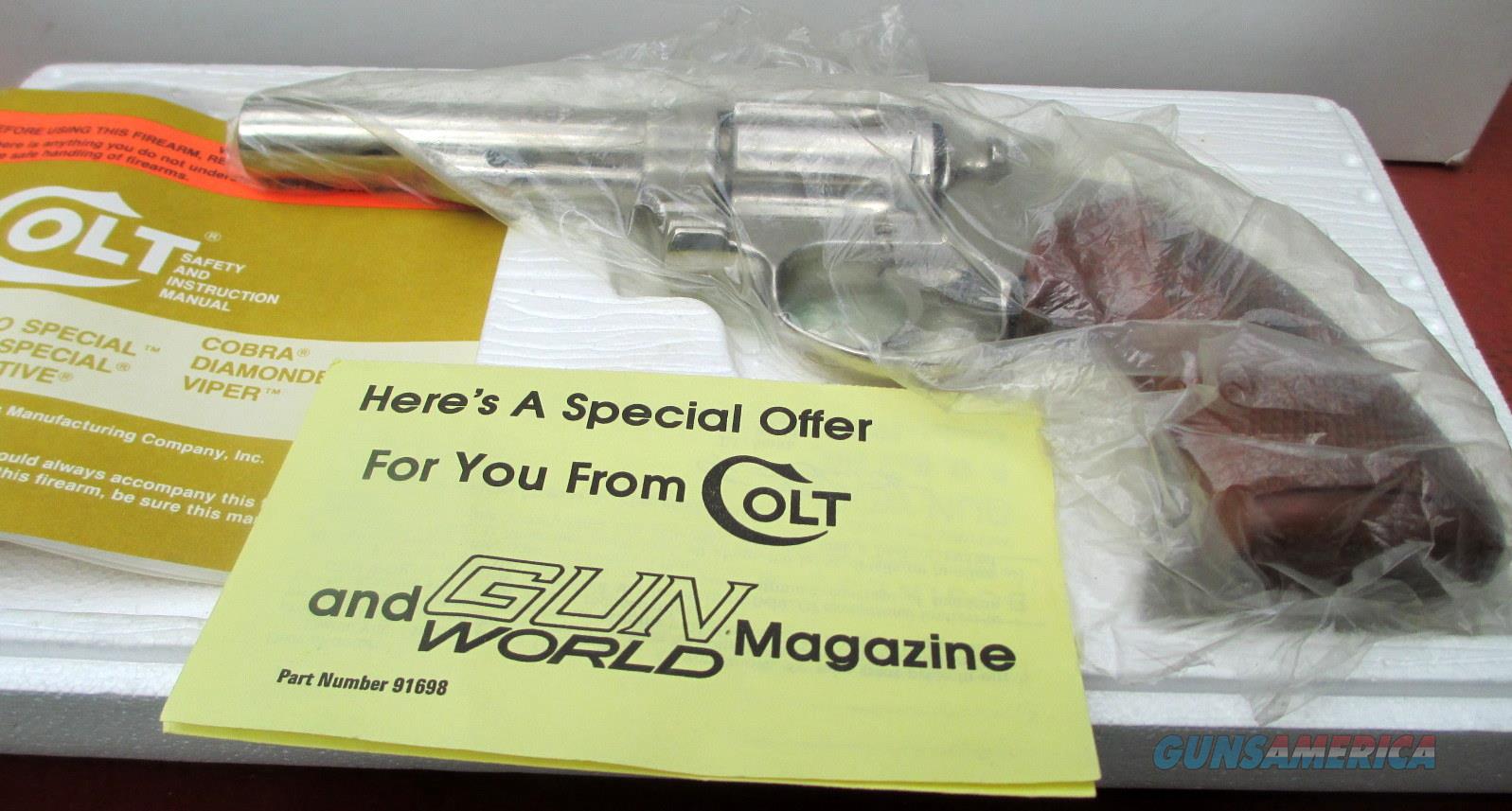 COLT NICKEL VIPER SNAKE GUN IN 38 W... for sale at