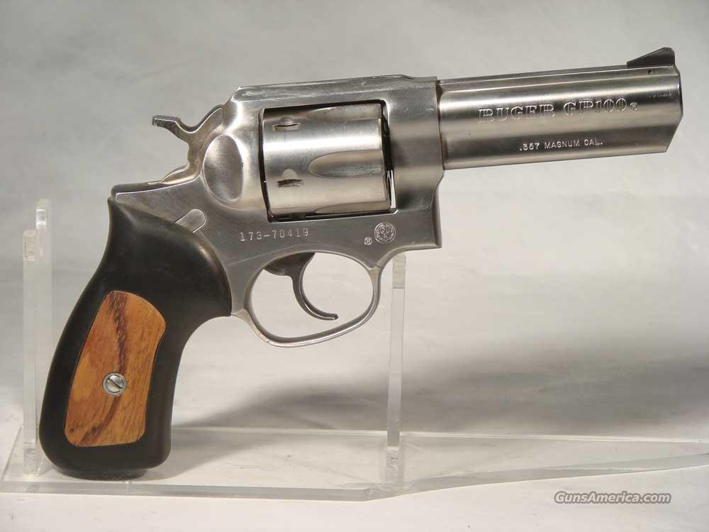Ruger GP 100 4 inch S/S fixed sight... for sale at