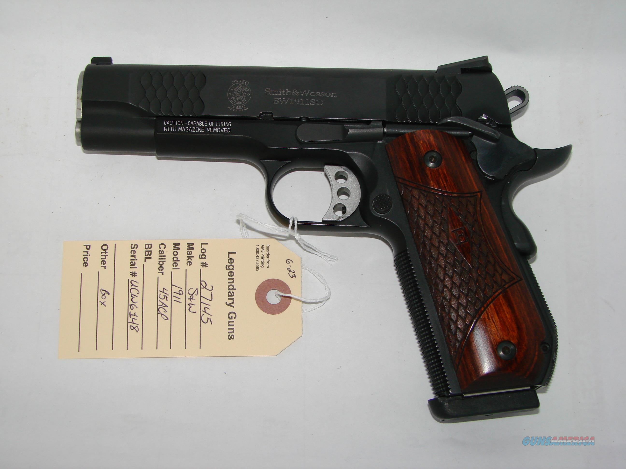 smith and wesson e series 1911sc