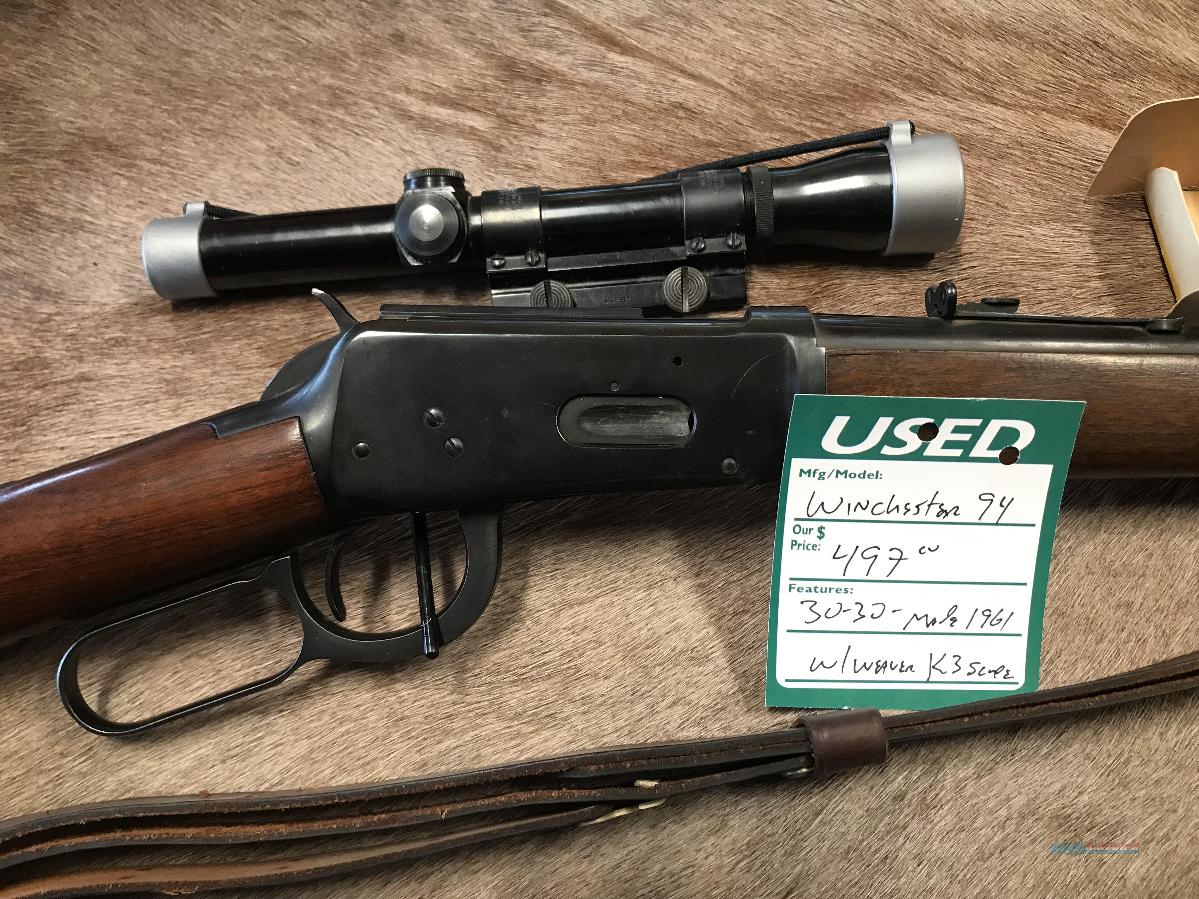 Winchester Model 94 Made 1961 W/Wea... for sale at