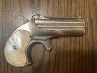 Remington Derringer 3rd Model Nickel and Pearl