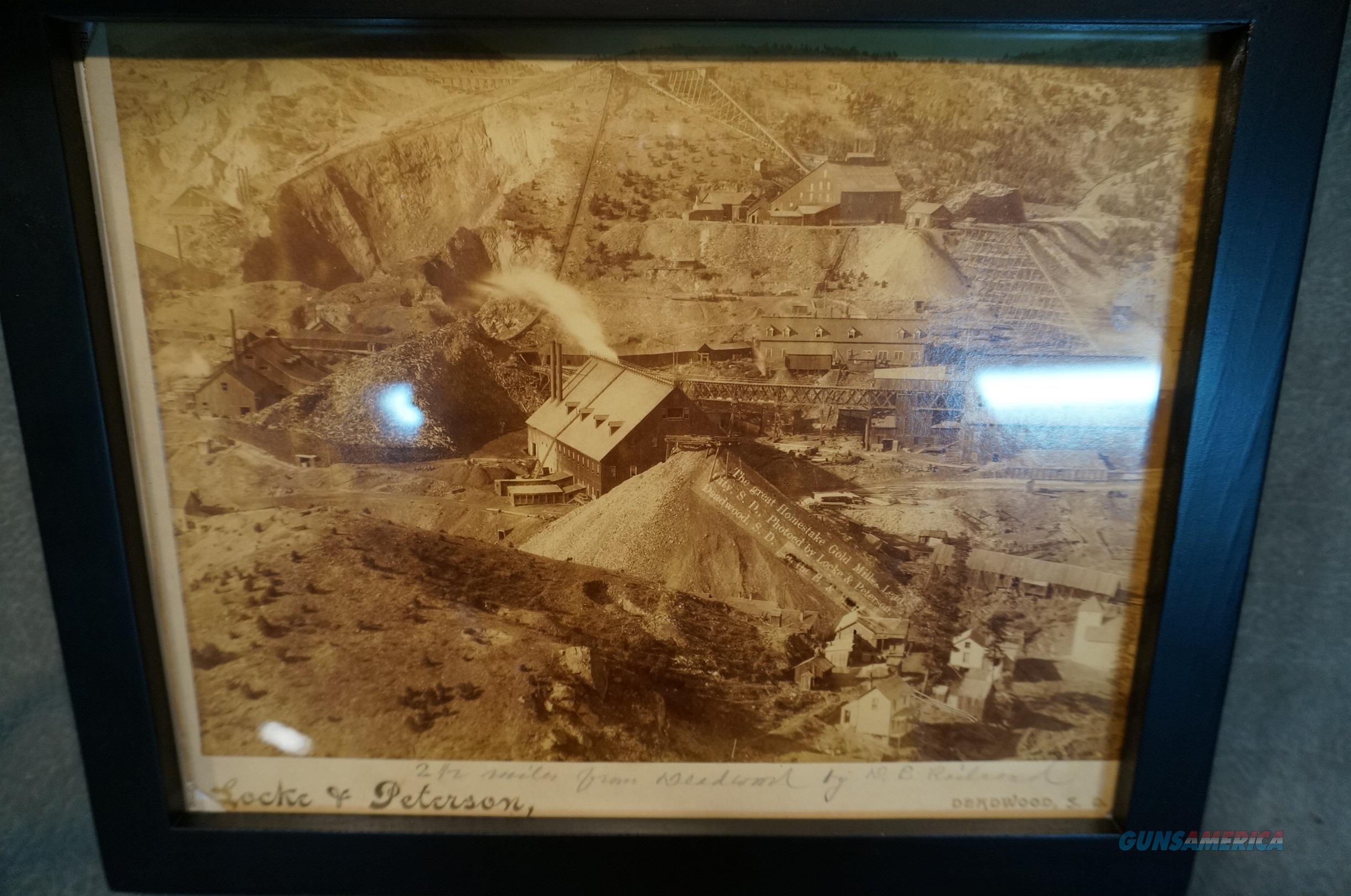 Homestake Gold Mine Antique photo for sale