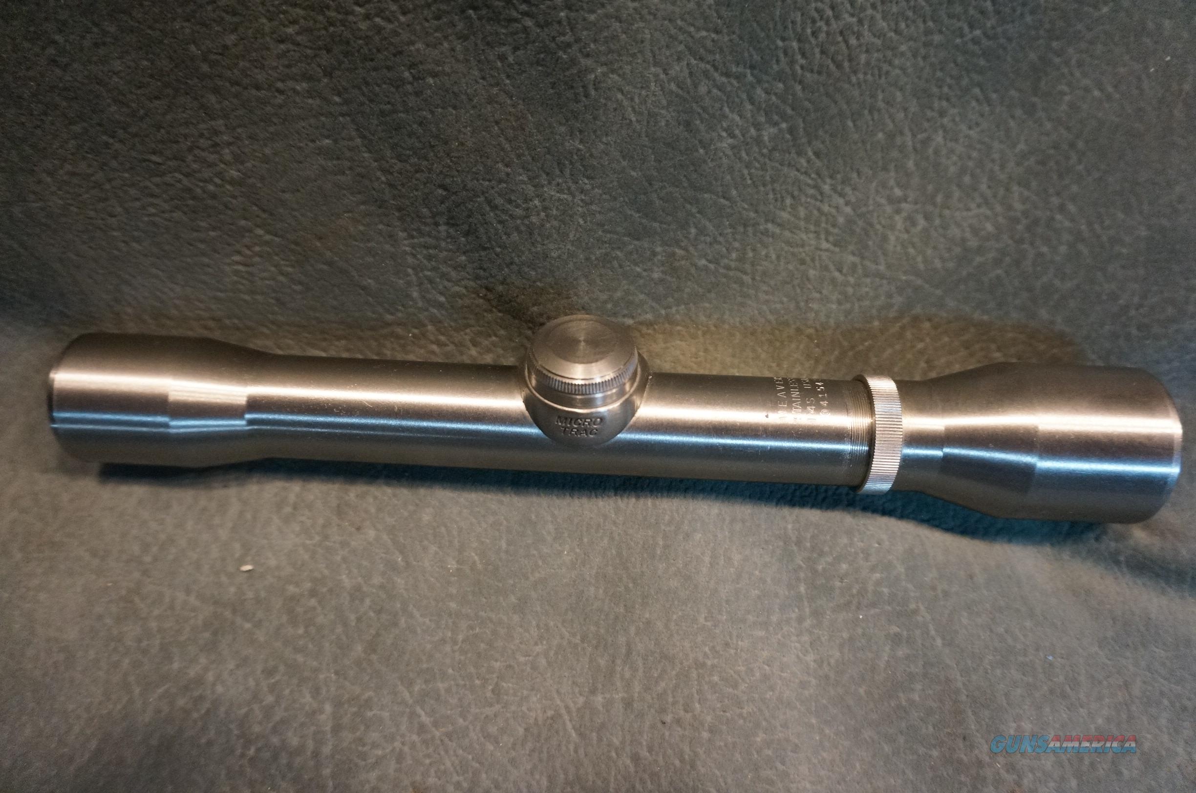 Weaver 4X stainless Pistol scope for sale at 919754361