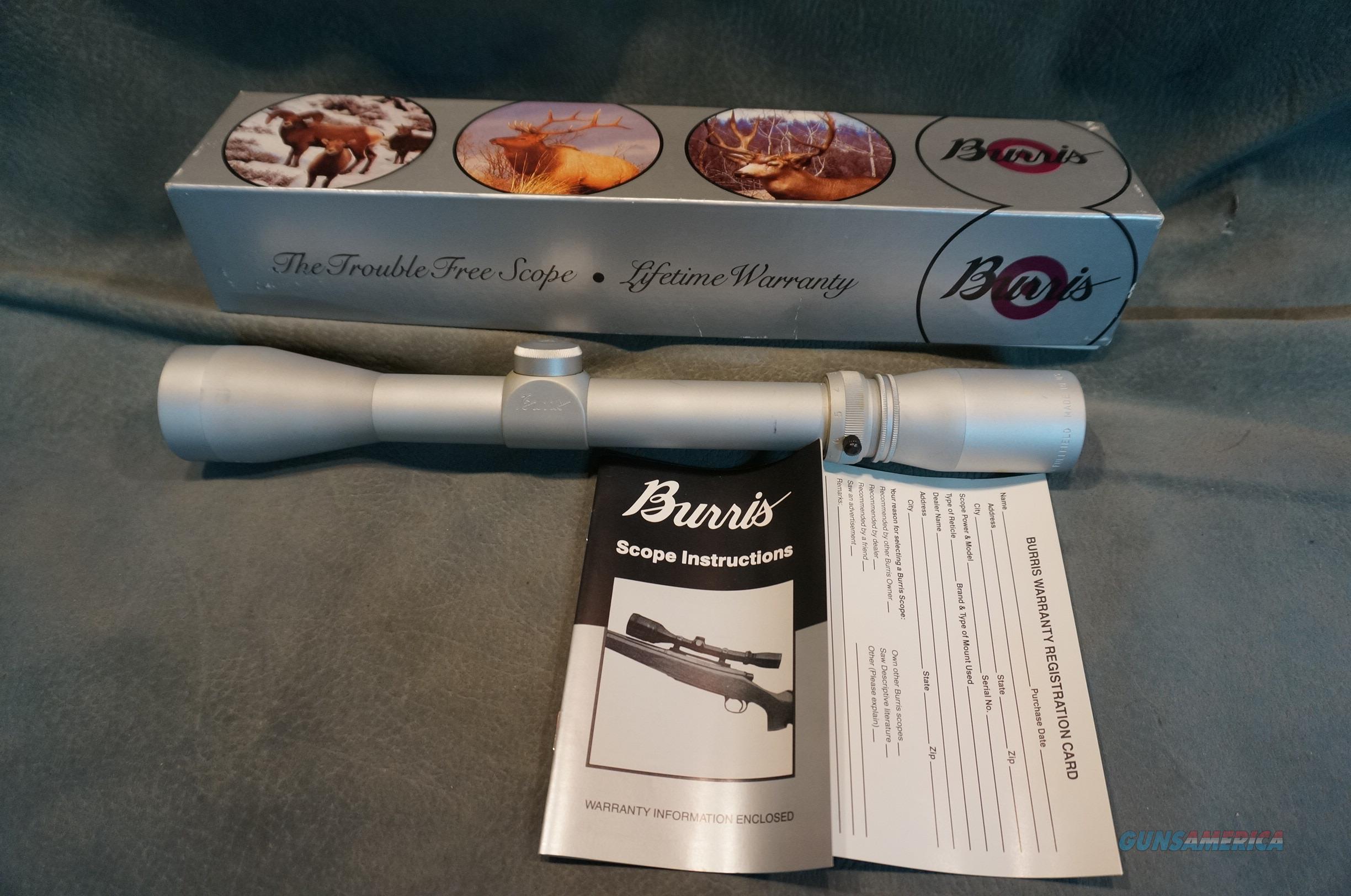 Burris 39X Fullfield Silver scope for sale at 939422973