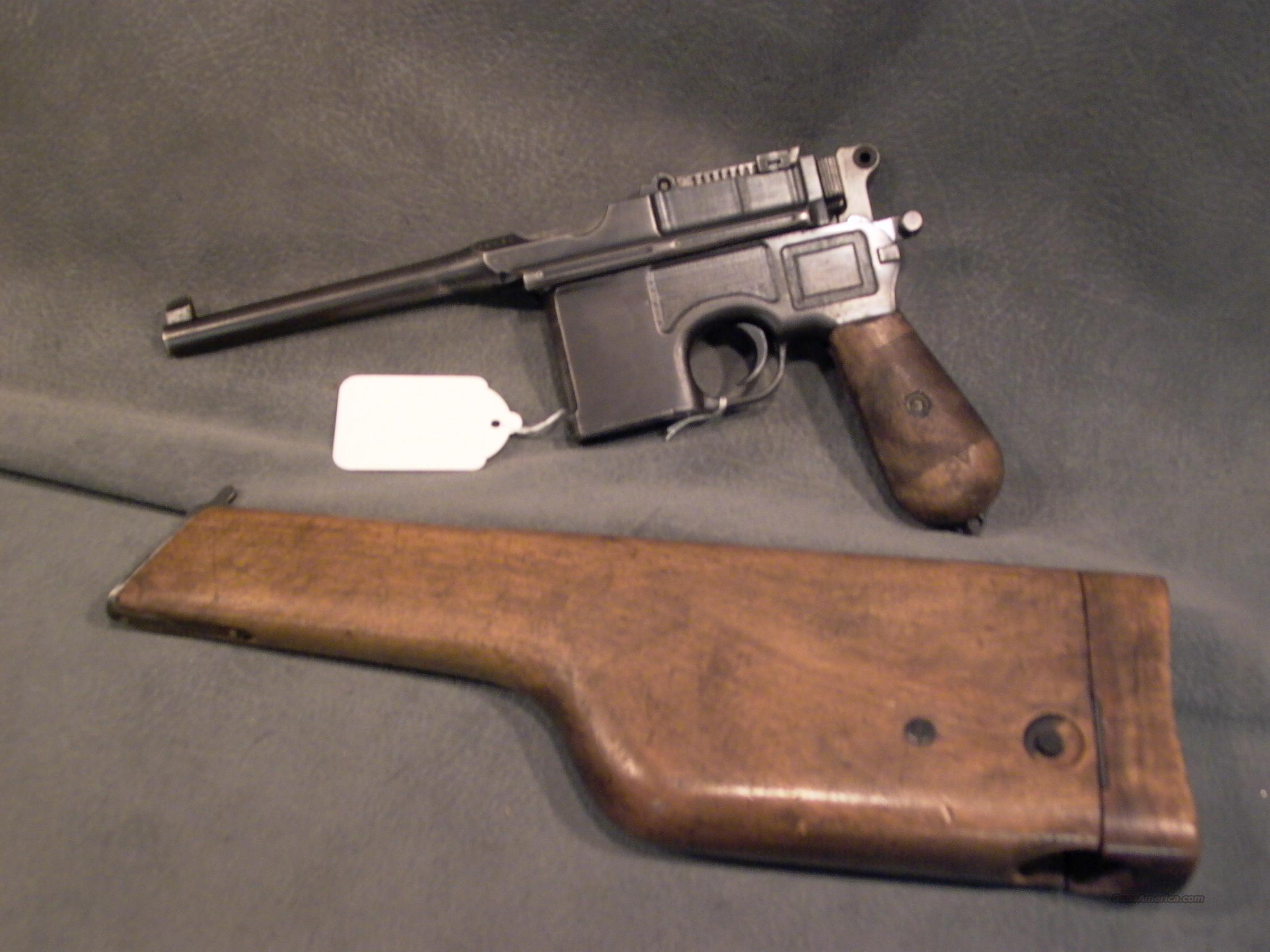 Mauser 1896 Broomhandle with stock for sale at 948980149