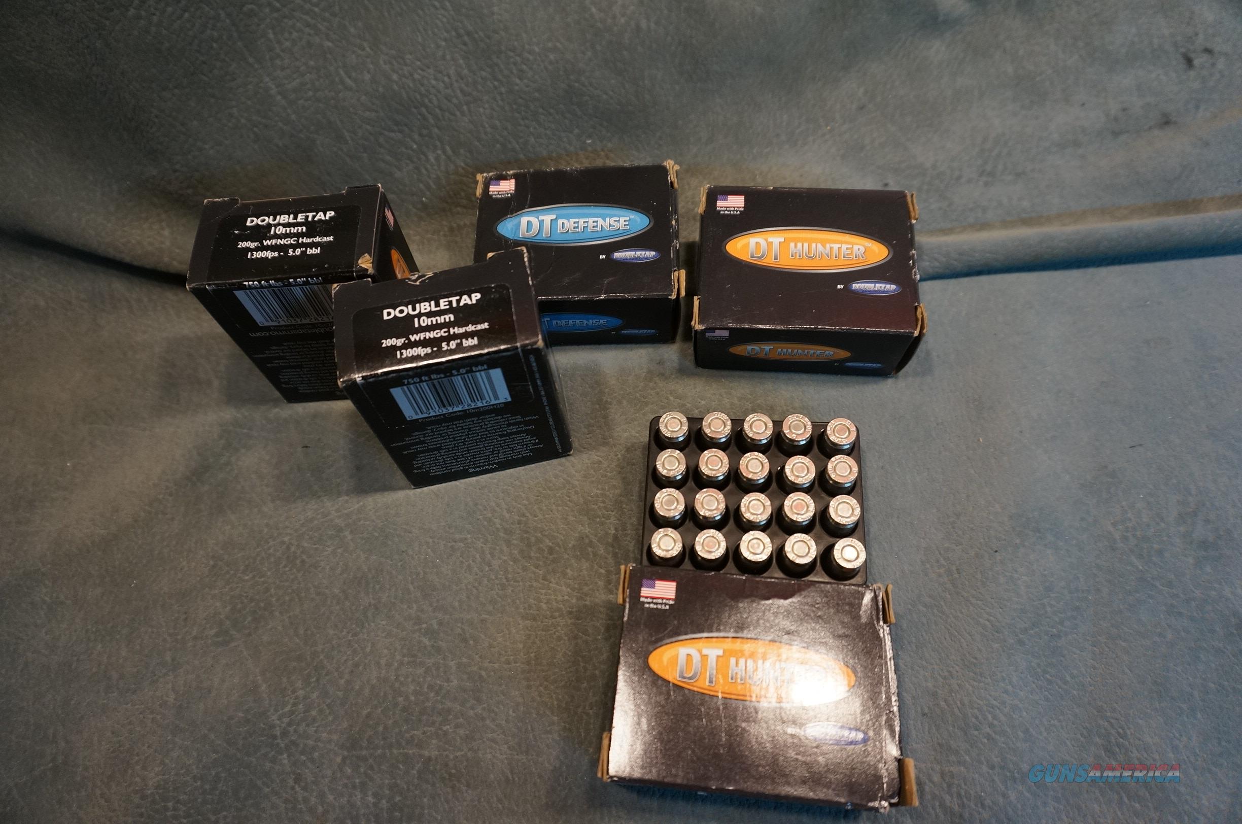 Double Tap 10mm 200gr ammo 5 boxes for sale at