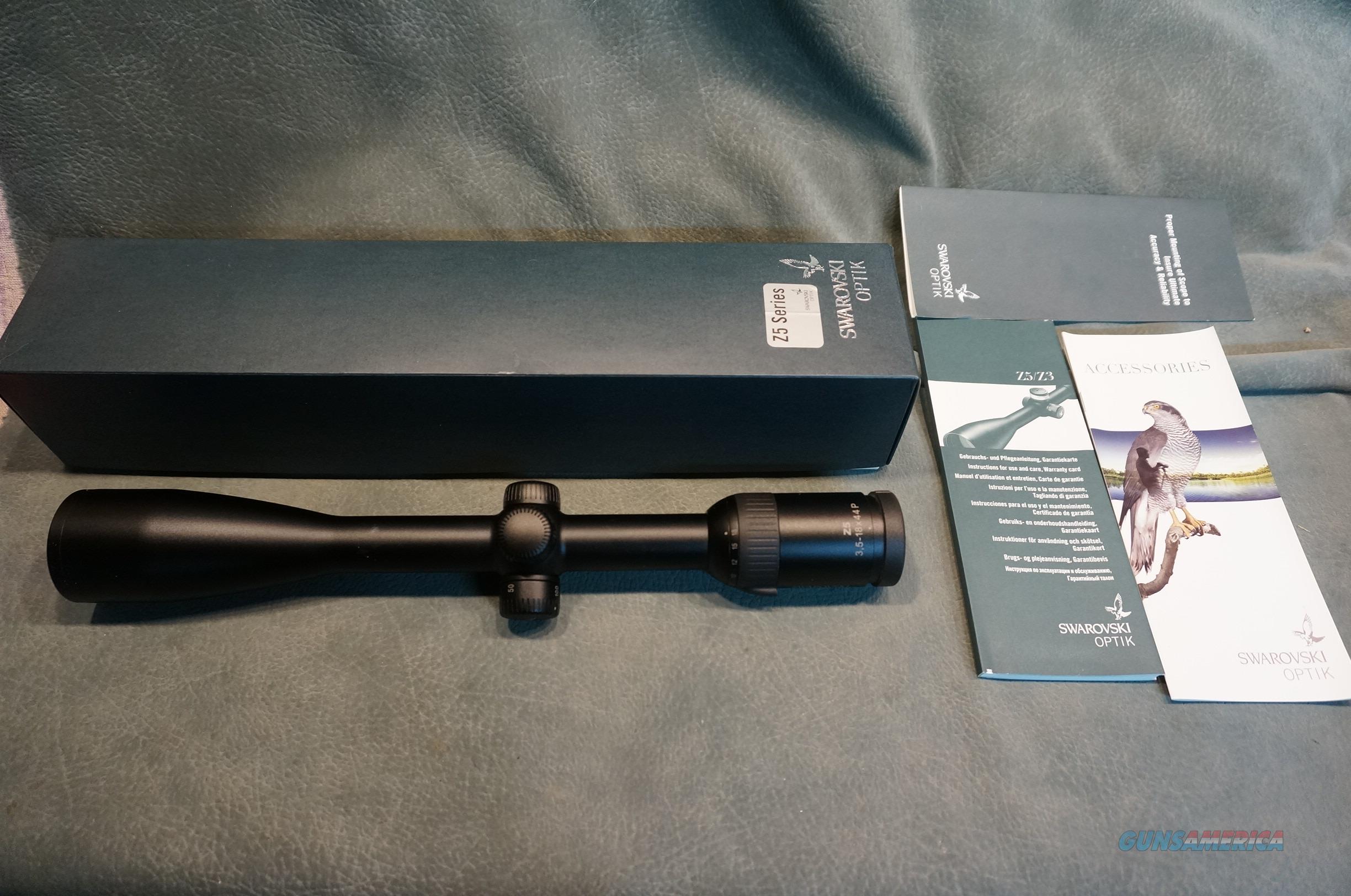 Swarovski Z5 3.518x44 plex for sale at 971915935