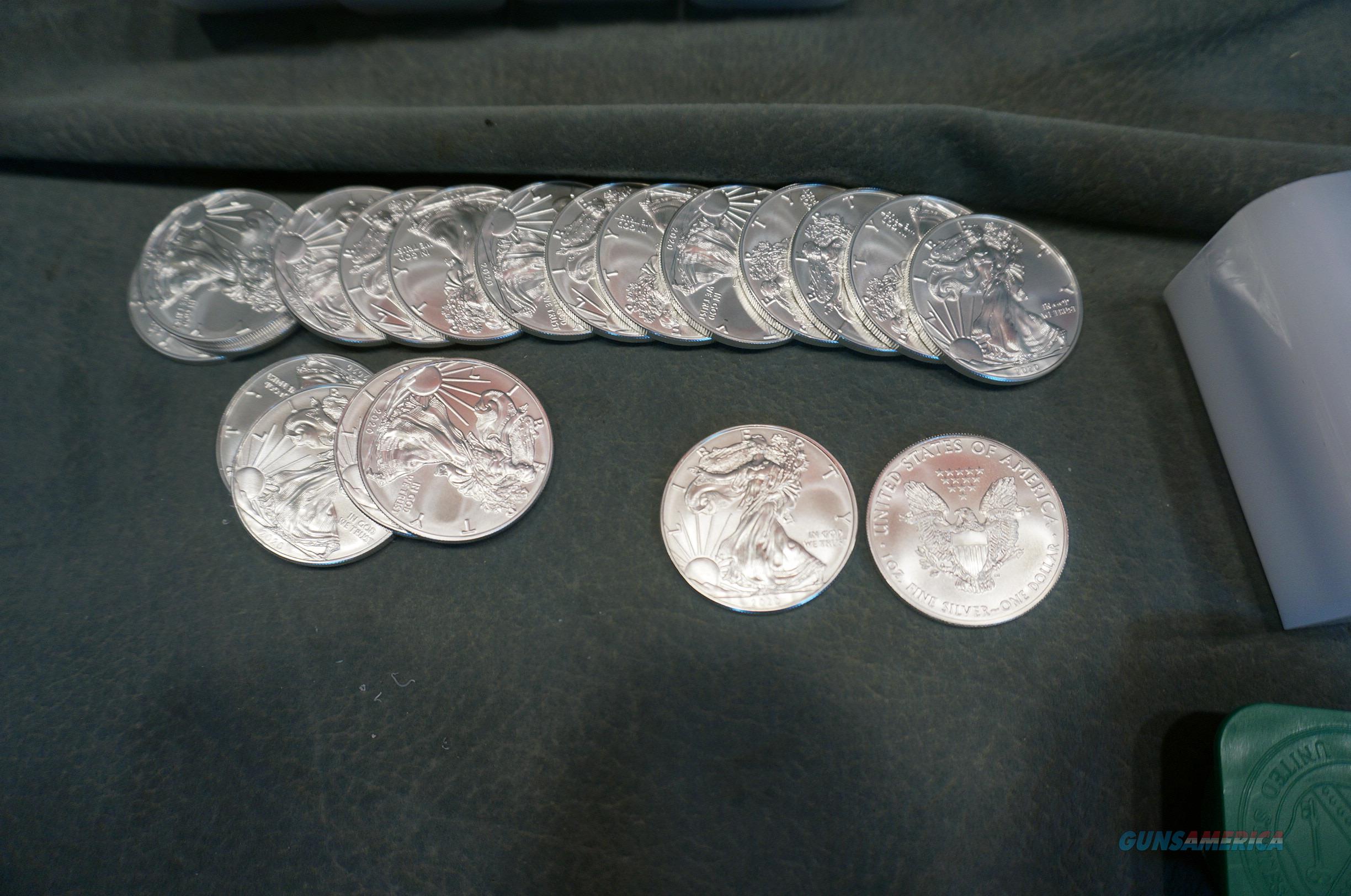 2020 Silver Eagles 1oz fine 20 for for sale at