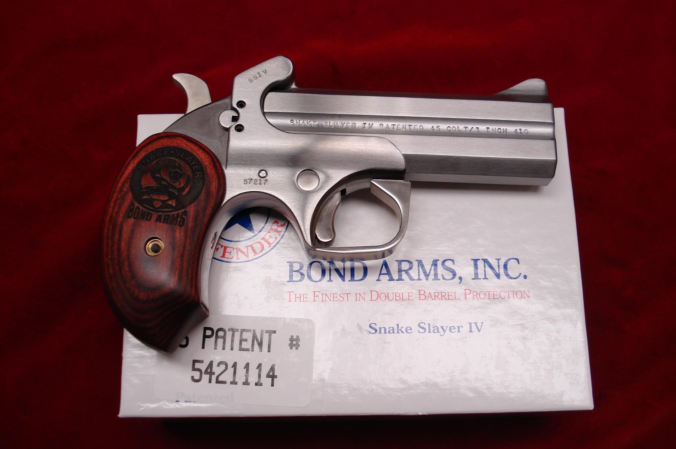 BOND ARMS SNAKE SLAYER IV 410G/45CO... for sale at