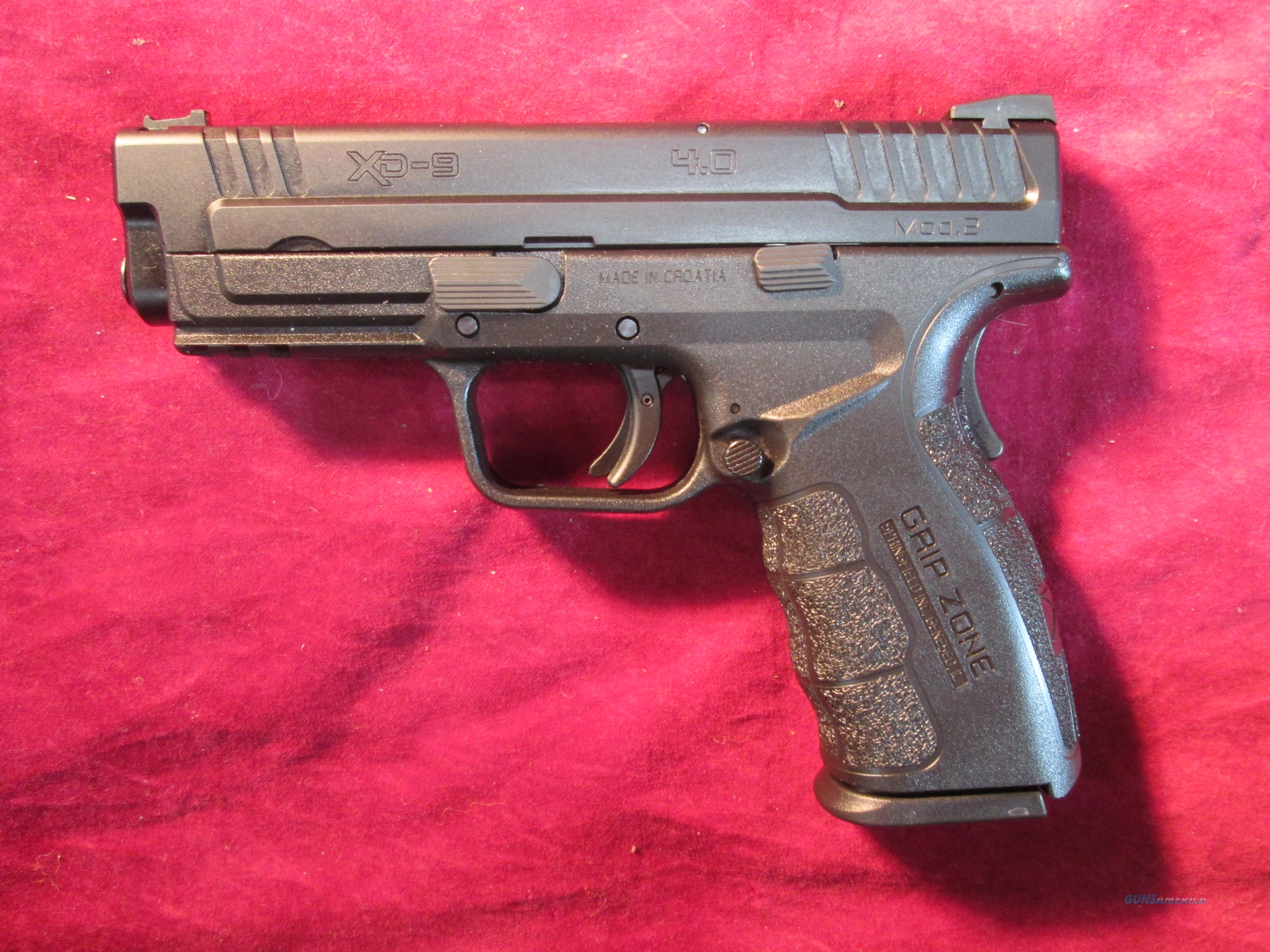 SPRINGFIELD ARMORY XD MOD-2 BLACK 9MM 4" NEW (X... for sale