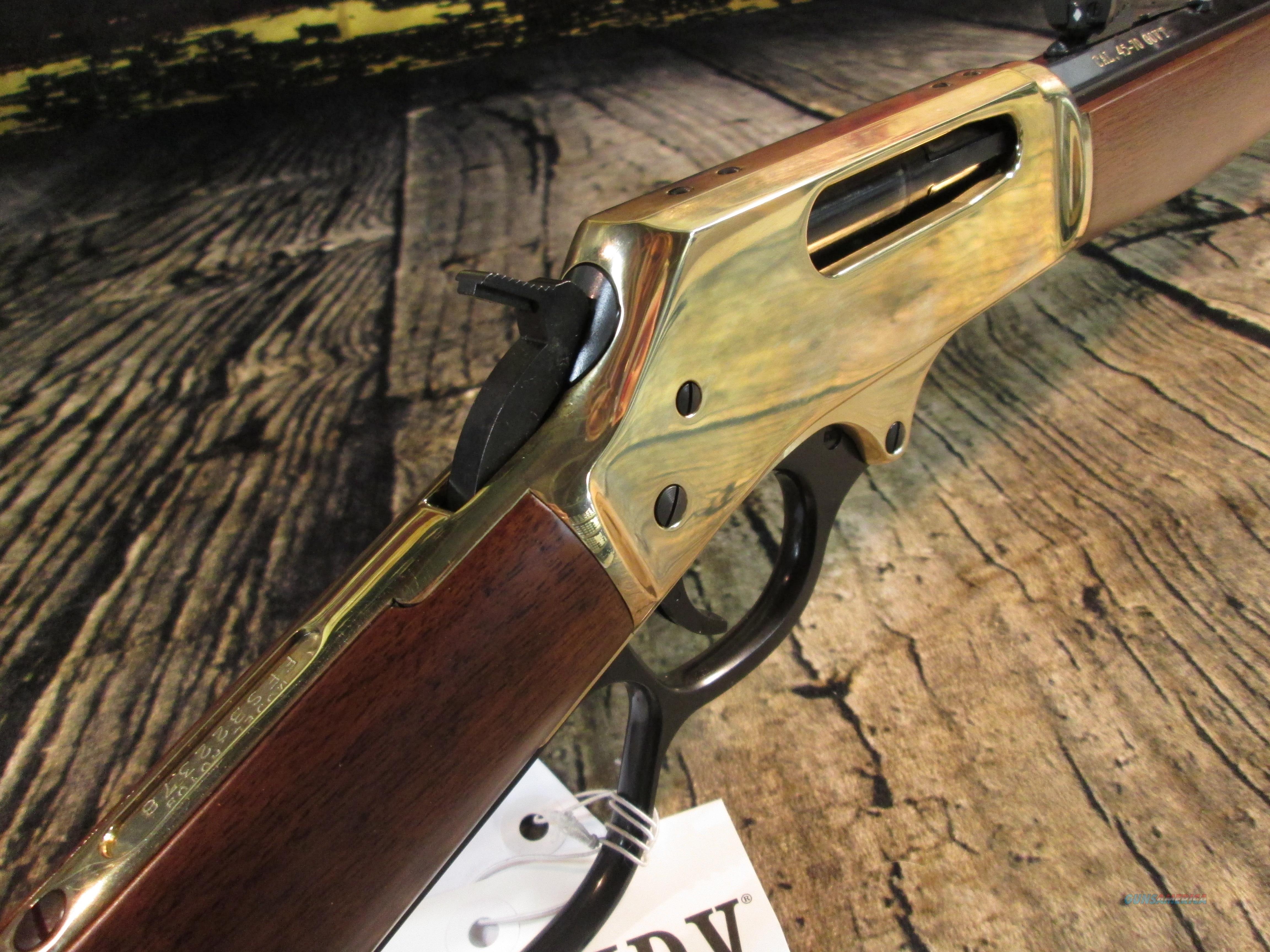 Henry 4570 Gov'T Brass Lever Actio... for sale at