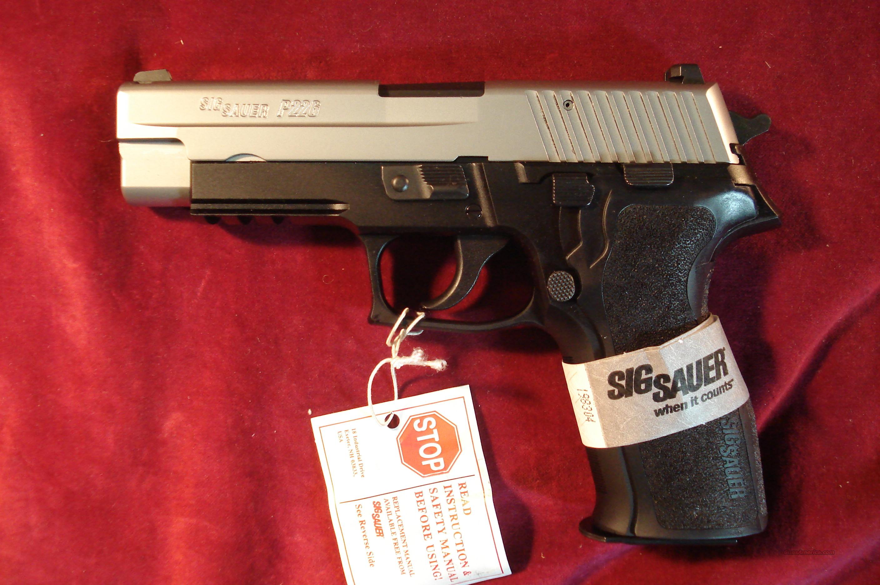 Sig Sauer P226 Two Tone 9mm Wnight For Sale At