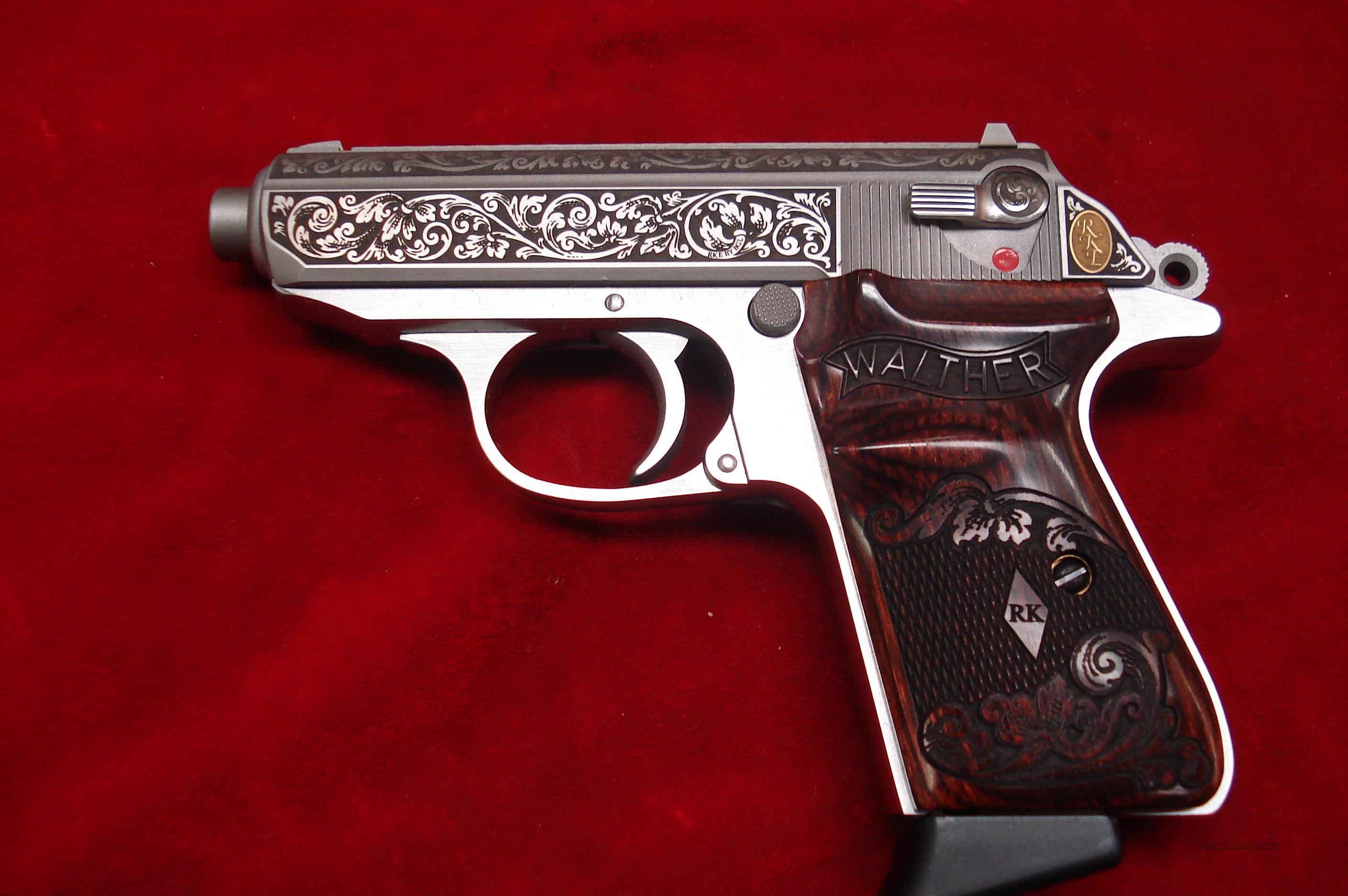 WALTHER PPK/S RKE 380 CAL. ENGRAVED STAINLESS 1... for sale