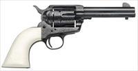 Taylor & Company 1873 Cattleman Outlaw Legacy Engraved 45 Colt, 6-Round 4.75" Blued Engraved Steel Ivory (200056)