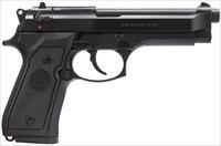 Beretta USA M9 9mm 4.9" 15+1 Black Bruniton NEW (J92M9AOM)